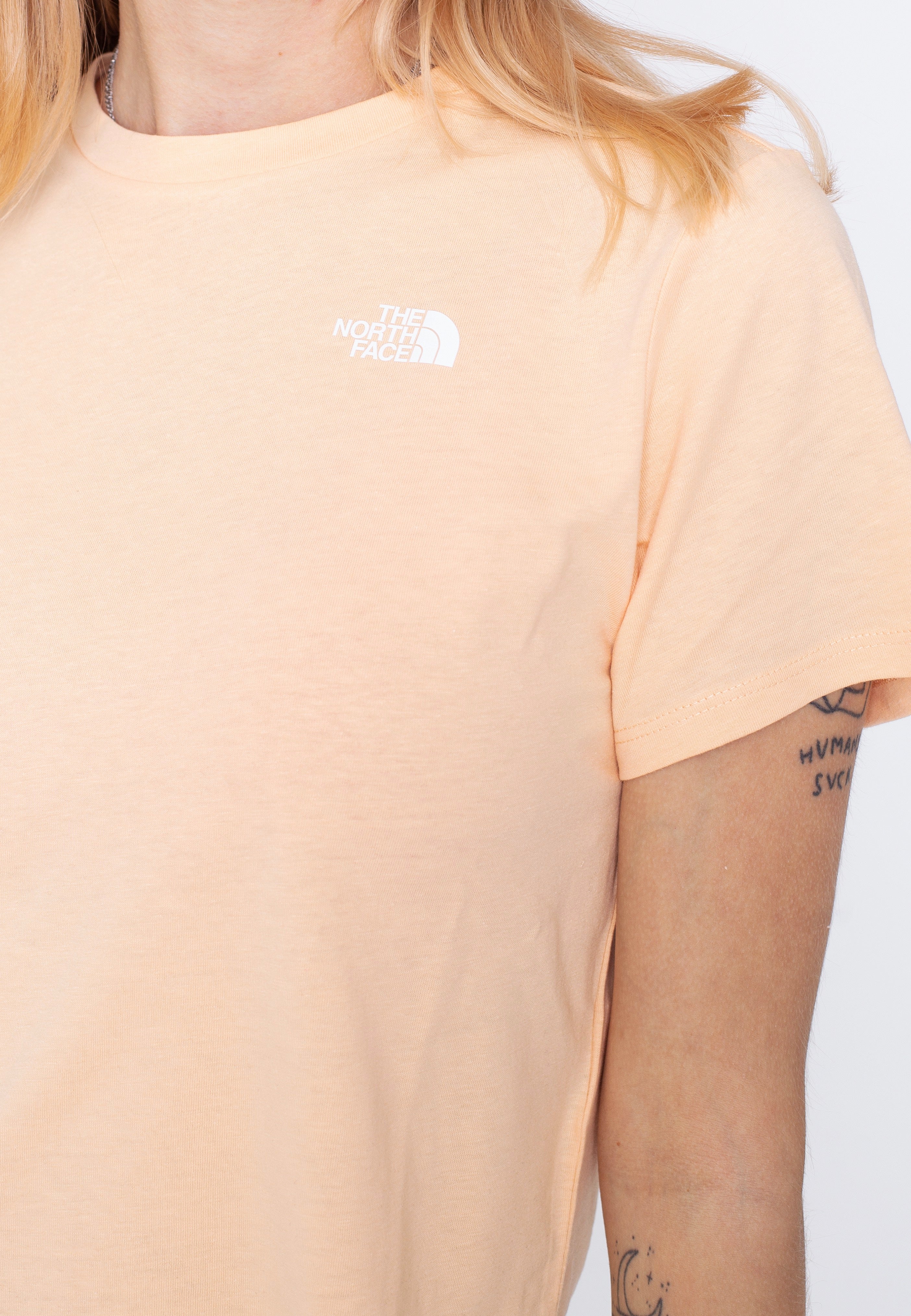 The North Face - Foundation Crop Eu Apricot Ice - T-Shirt | Women-Image