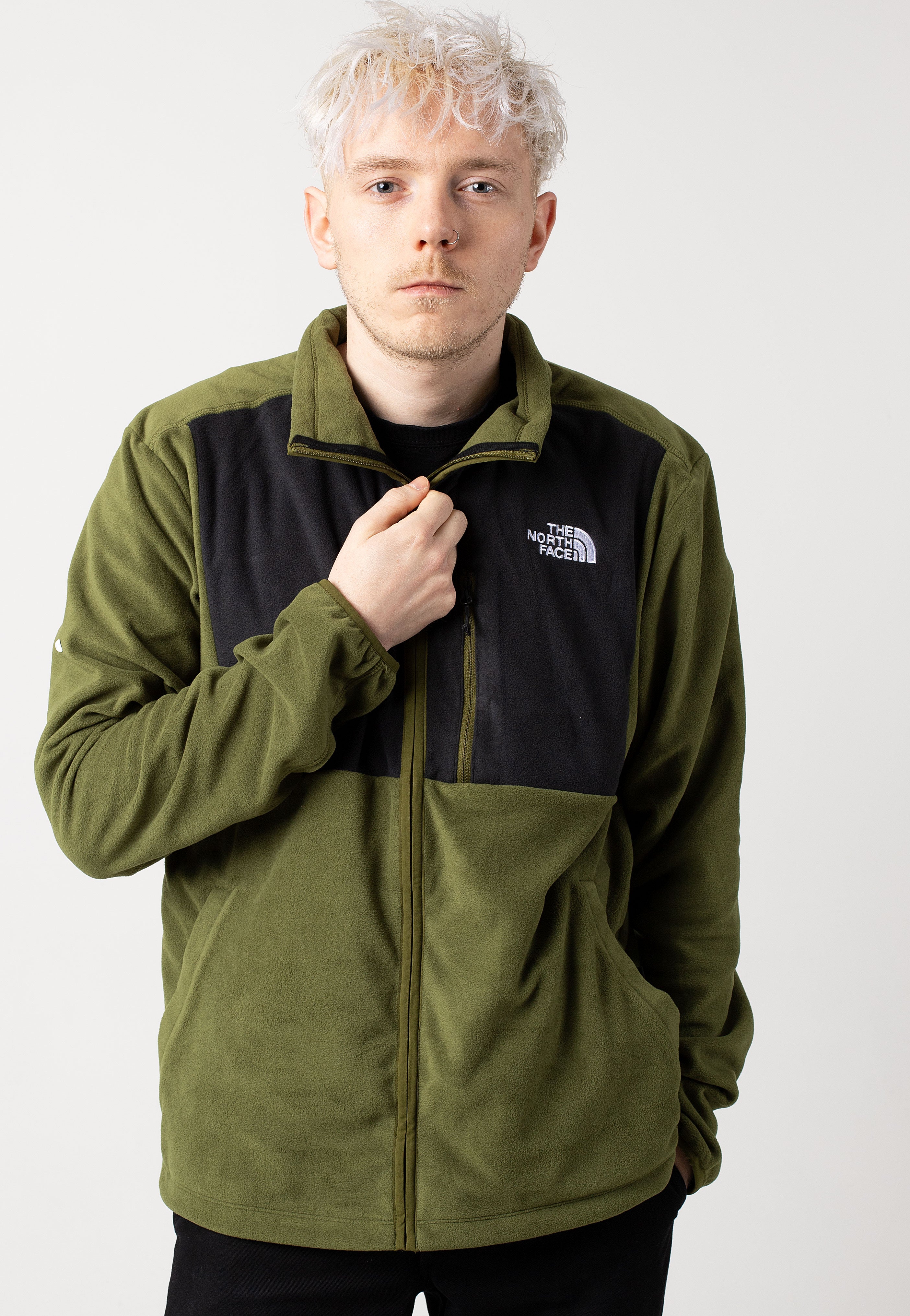 The North Face - Homesafe Full Zip Forest Olive/Tnf Black - Jacket | Men-Image