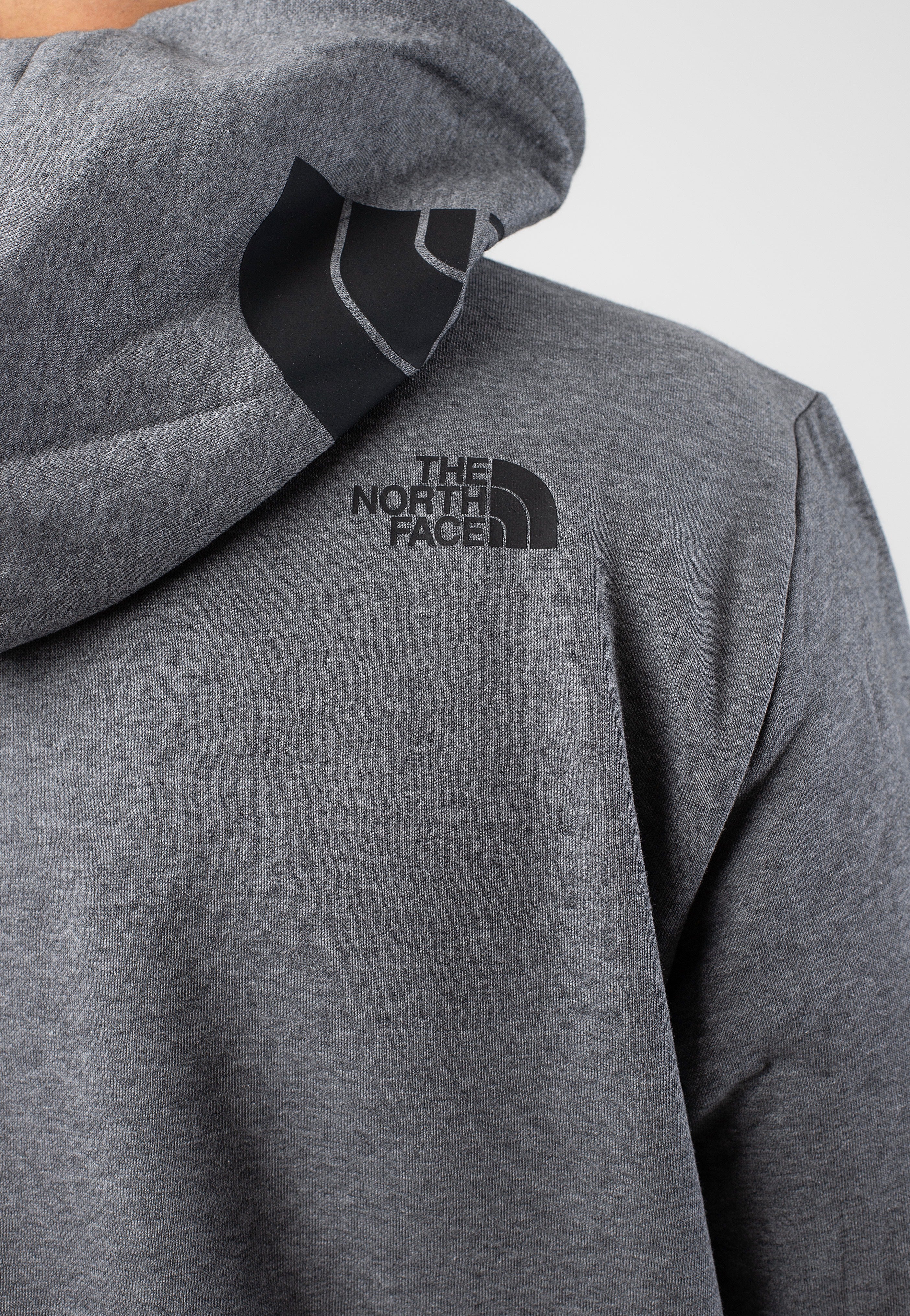 The North Face - Hood Logo Tnf Mediumgrey Heather - Hoodie | Men-Image