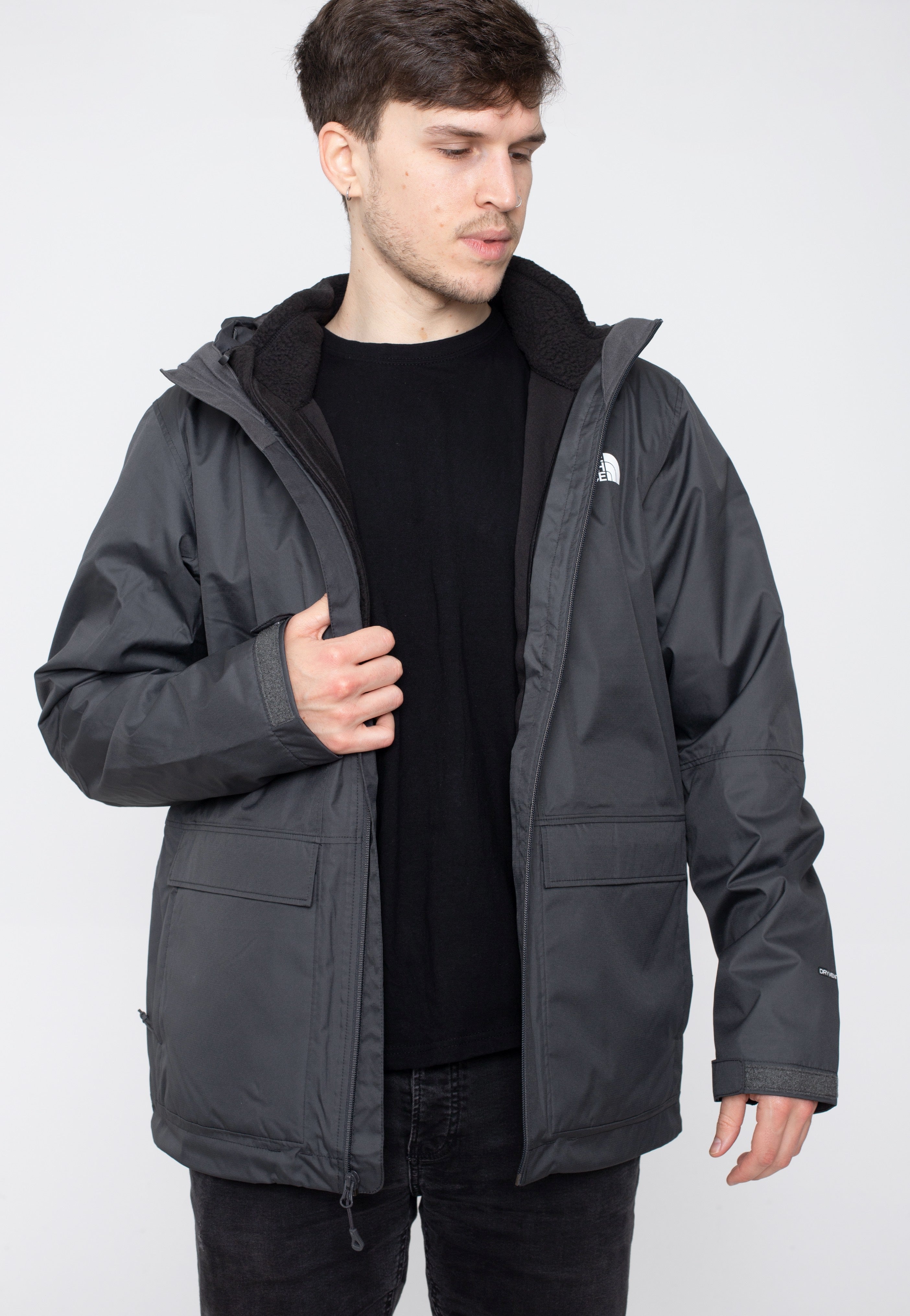 The North Face - NeFleece Inner Triclimate Asphalt Grey/Black - Jacket | Men-Image