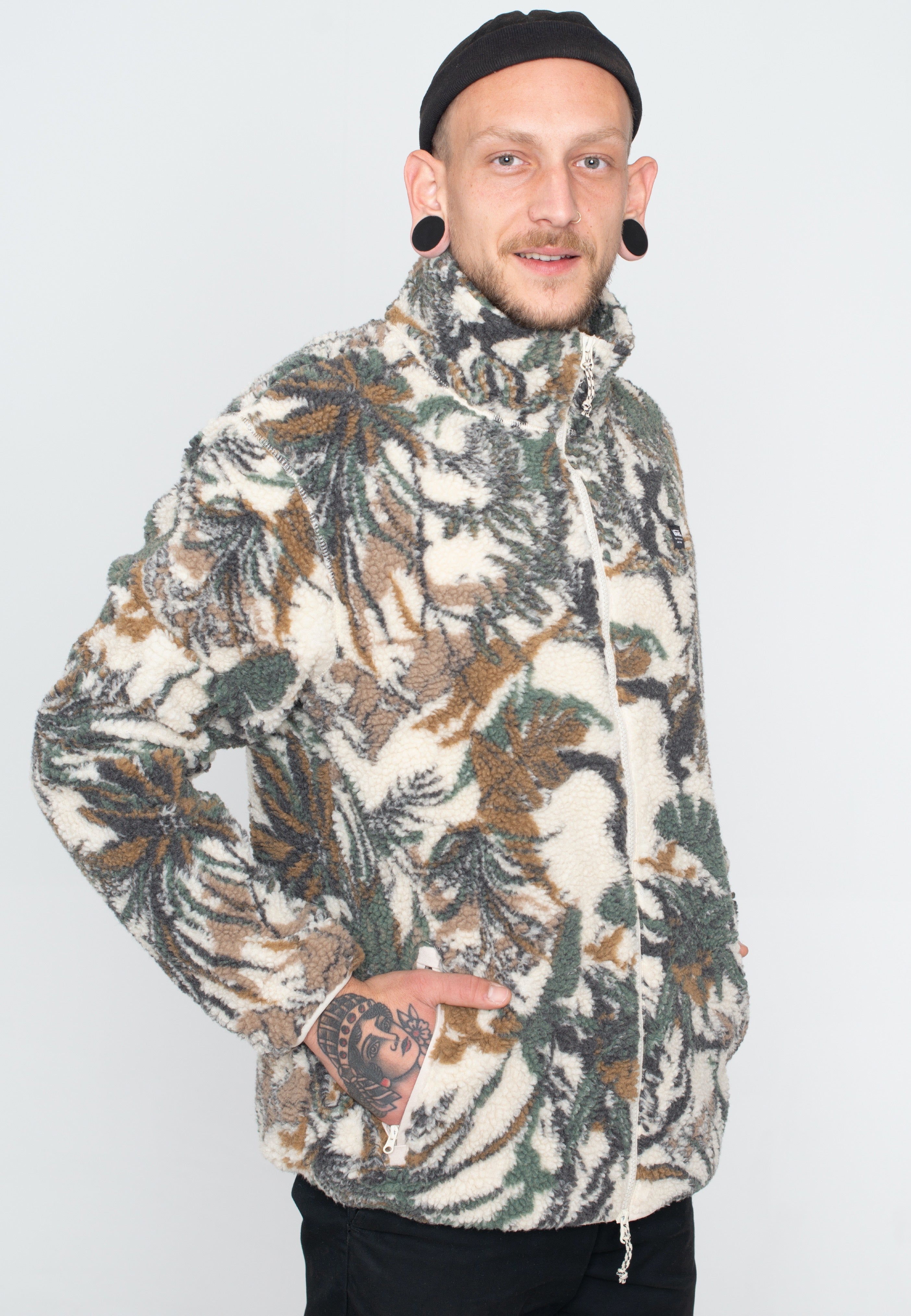 Vans - Back Bay Camo Oatmeal Duck Green - Jacket | Men-Image