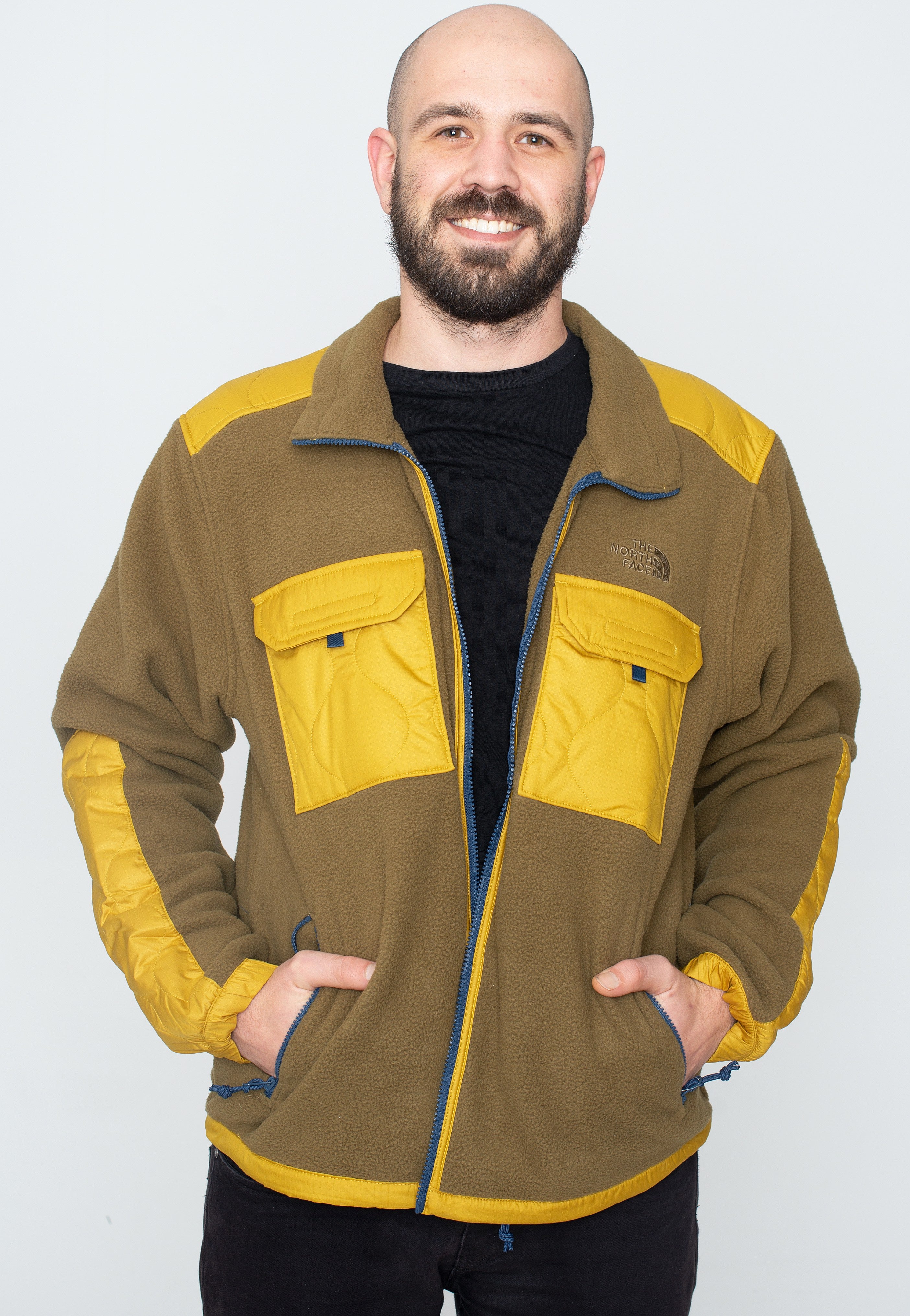 The North Face - Royal Arch Military Olive/Mineral Gold/Shady Blue - Jacket | Men-Image