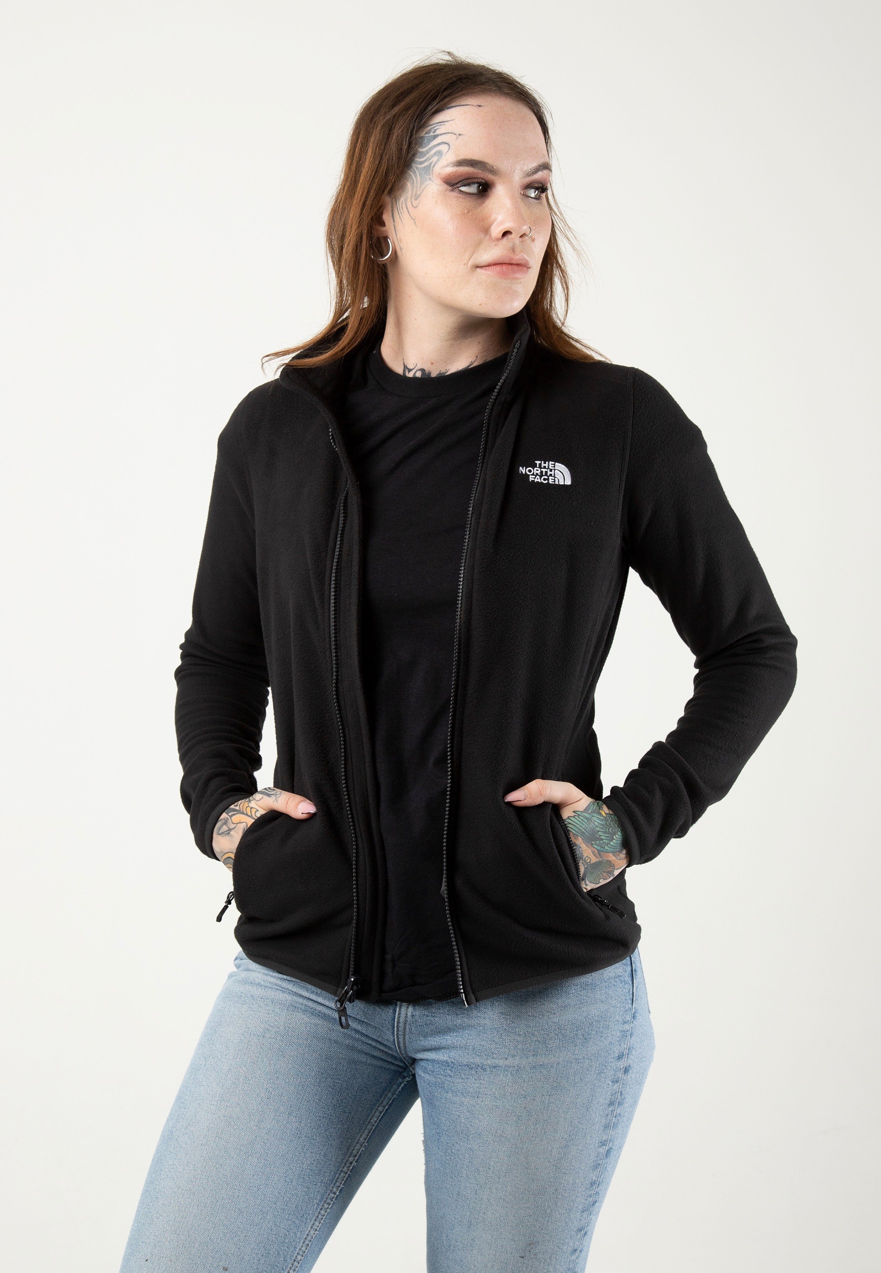 The North Face - Women’s 100 Glacier Tnf Black - Jacket | Women-Image