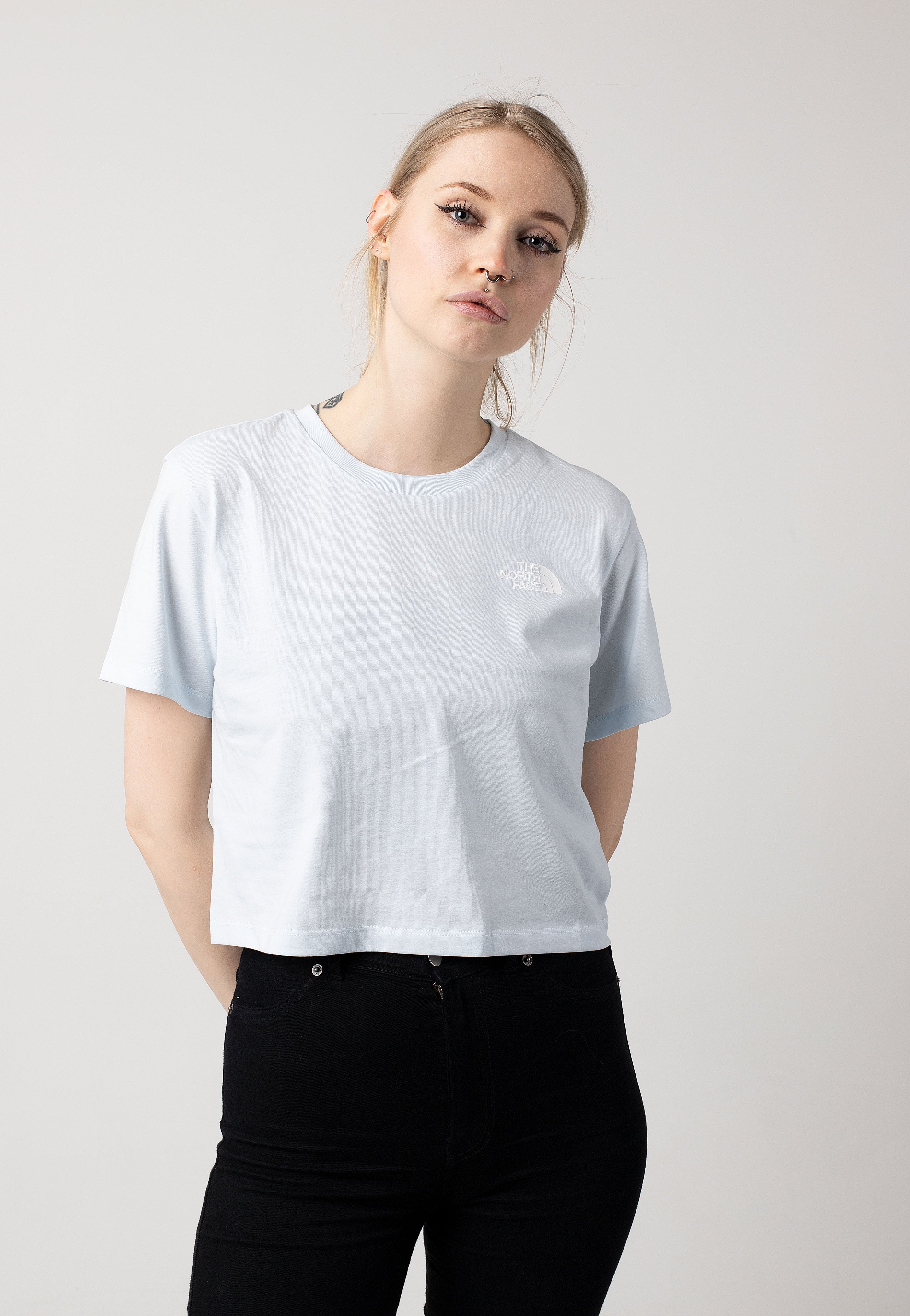 The North Face - Women´s Cropped Simple Dome Barely Blue - Top | Women-Image