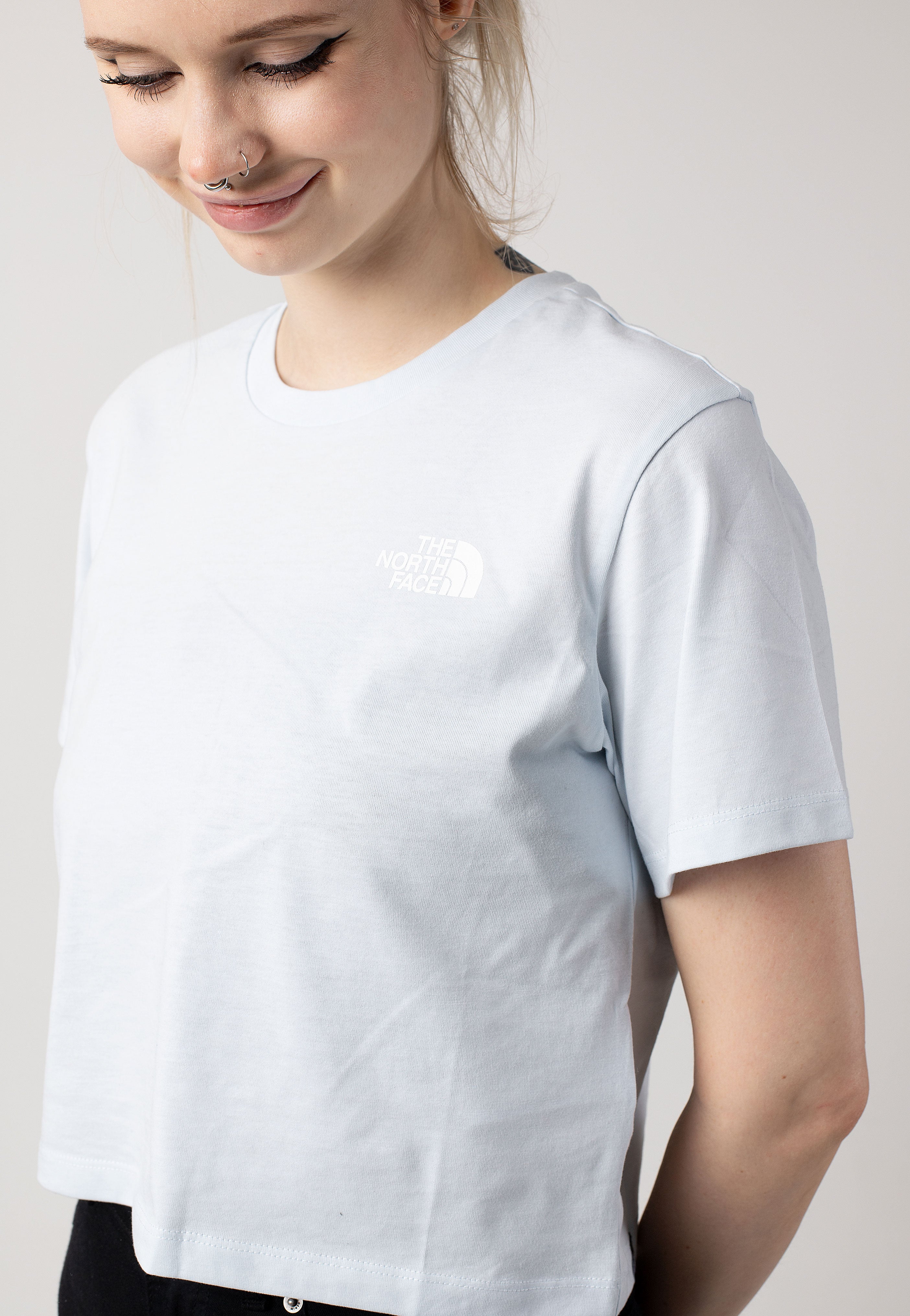 The North Face - Women´s Cropped Simple Dome Barely Blue - Top | Women-Image