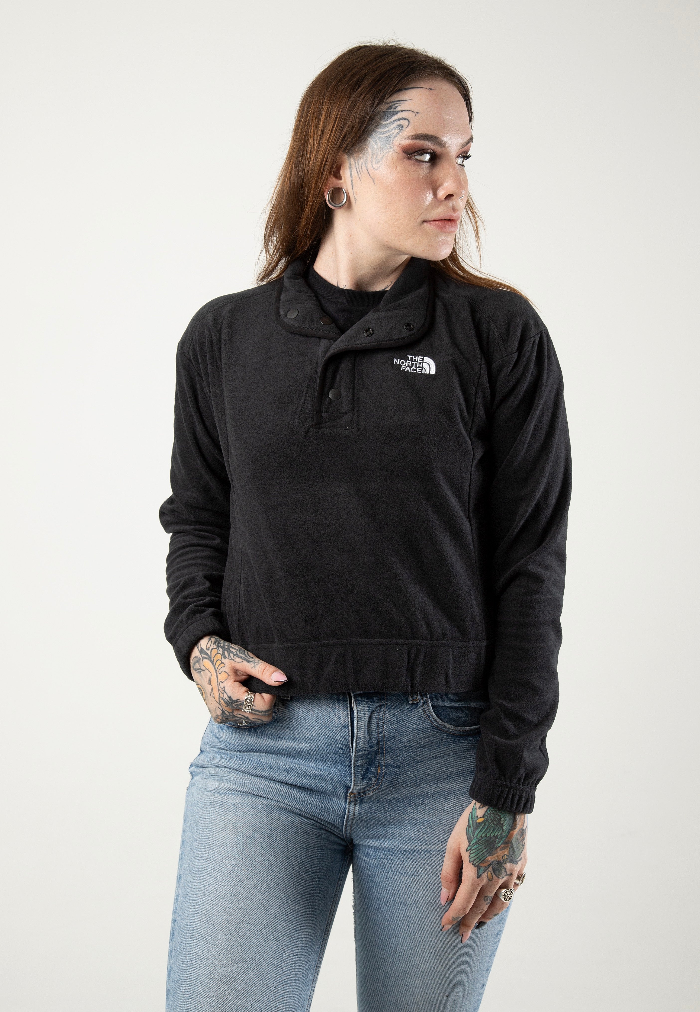 The North Face - Women’s Homesafe Snap Neck Tnf Black/Tnf Black - Pullover | Women-Image