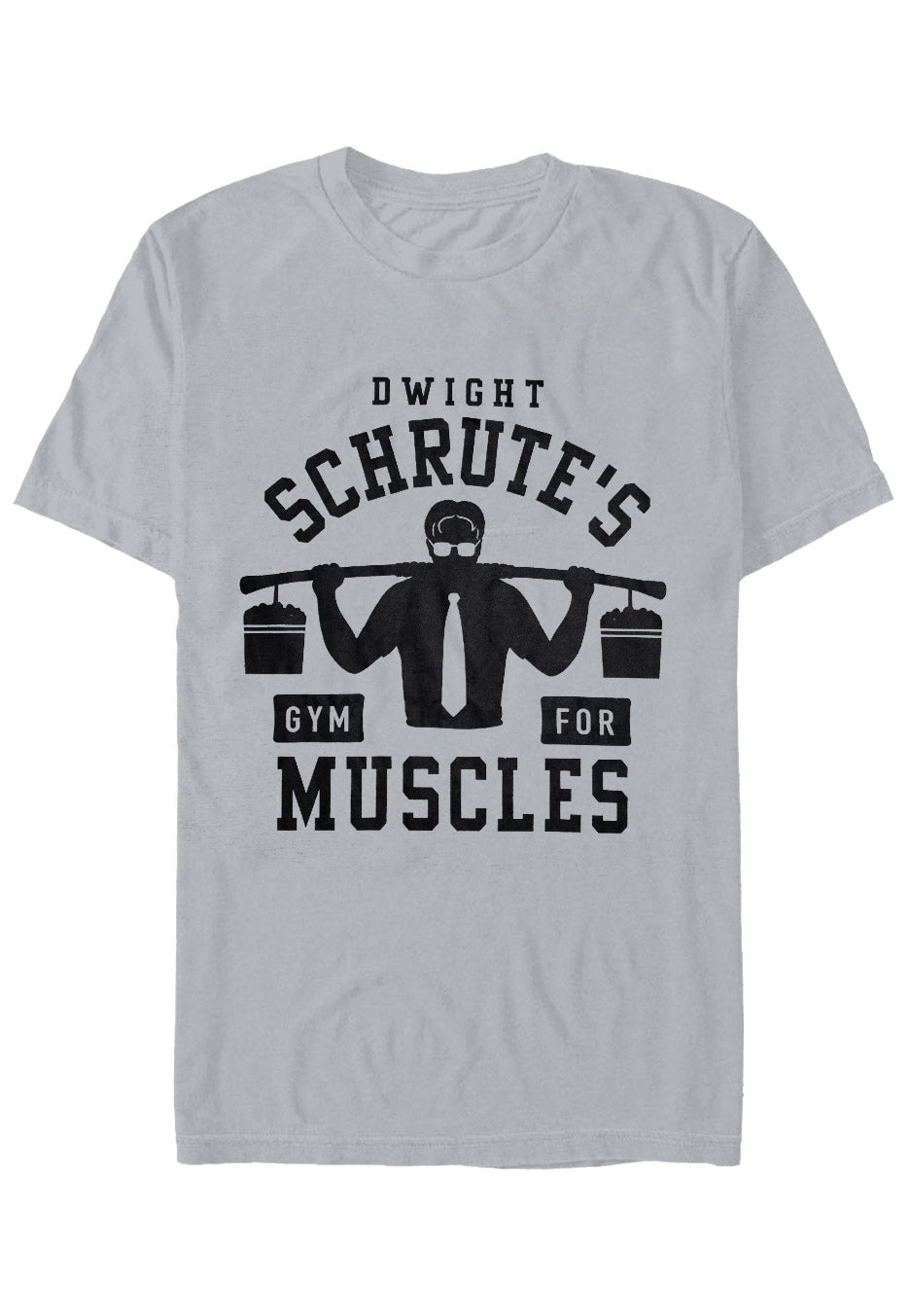 The Office - Dwight Schrute's Gym Heather Grey - T-Shirt | Neutral-Image