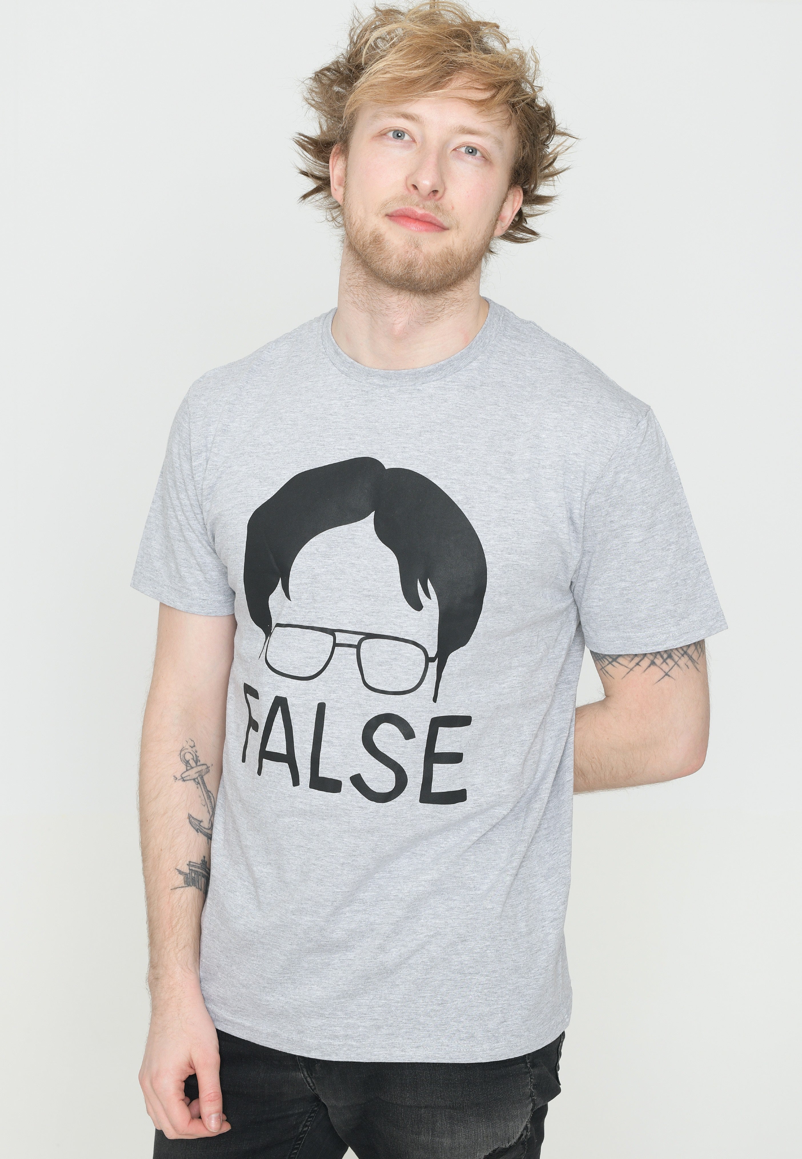 The Office - False Heather Grey - T-Shirt | Men-Image