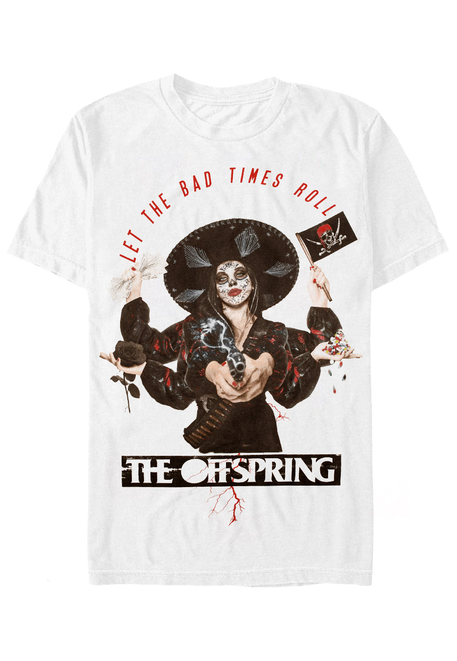 The Offspring - Shooting Gun White - T-Shirt | Neutral-Image