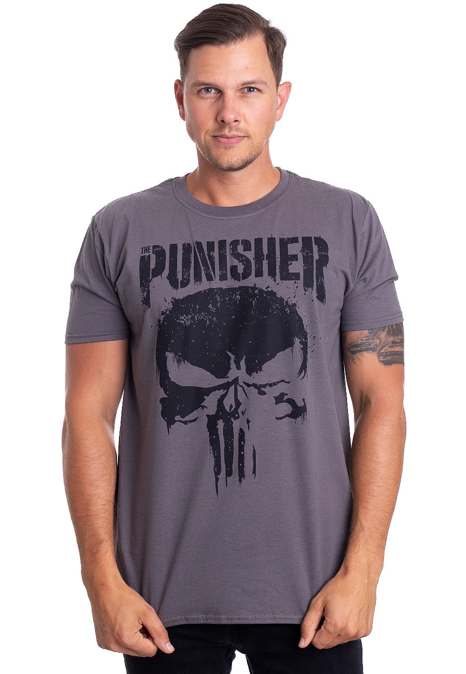 The Punisher - Big Skull Grey - T-Shirt | Men-Image