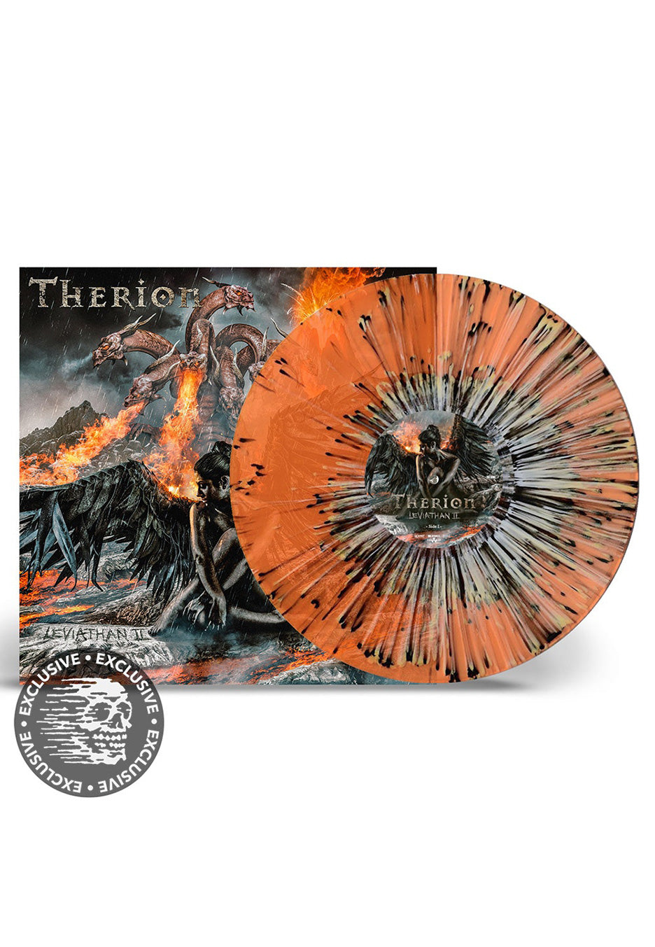 Therion - Leviathan II Ltd. Orange/Black/White - Splattered Vinyl | Neutral-Image