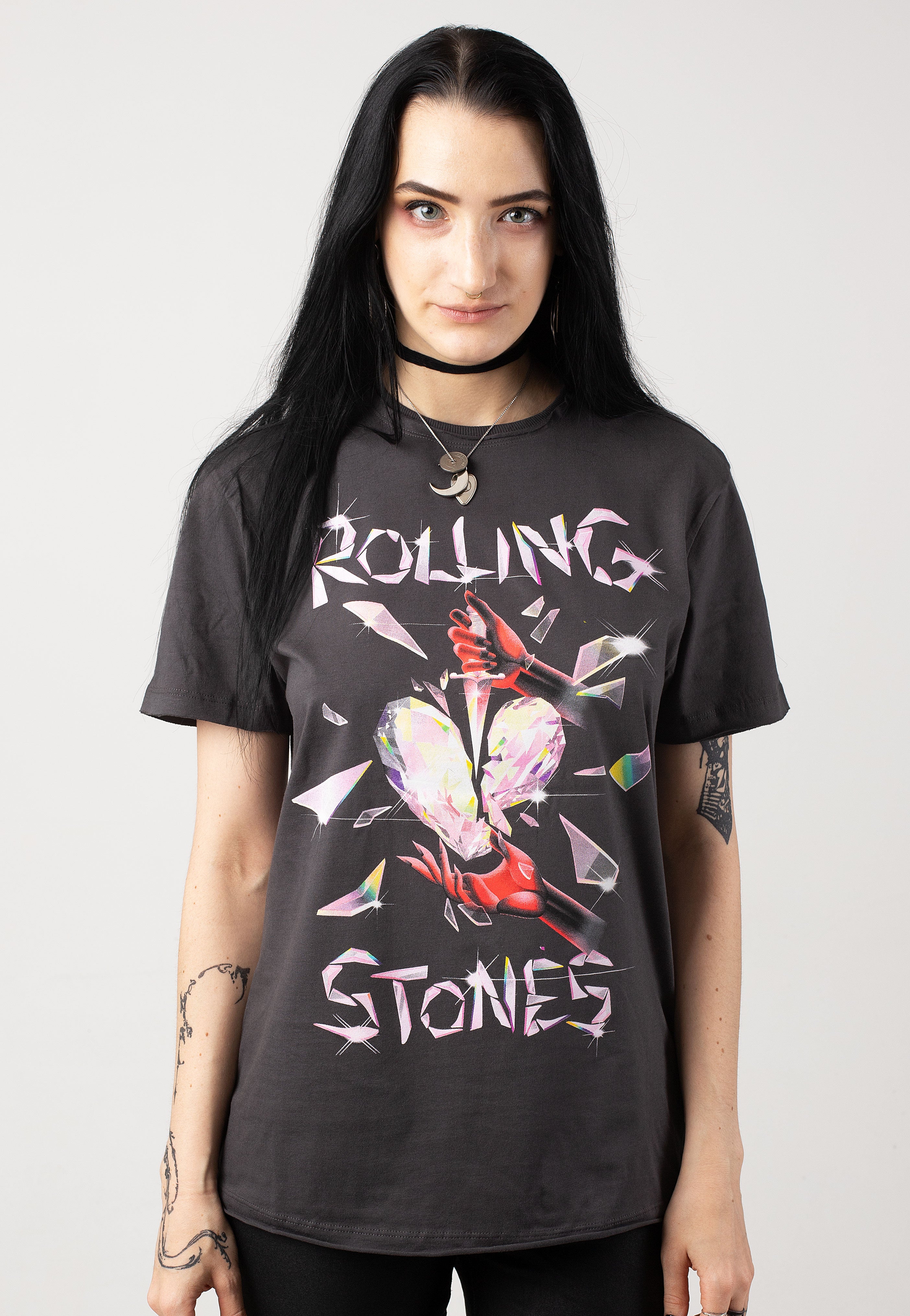 The Rolling Stones - Hackney Diamonds Charcoal - T-Shirt | Women-Image