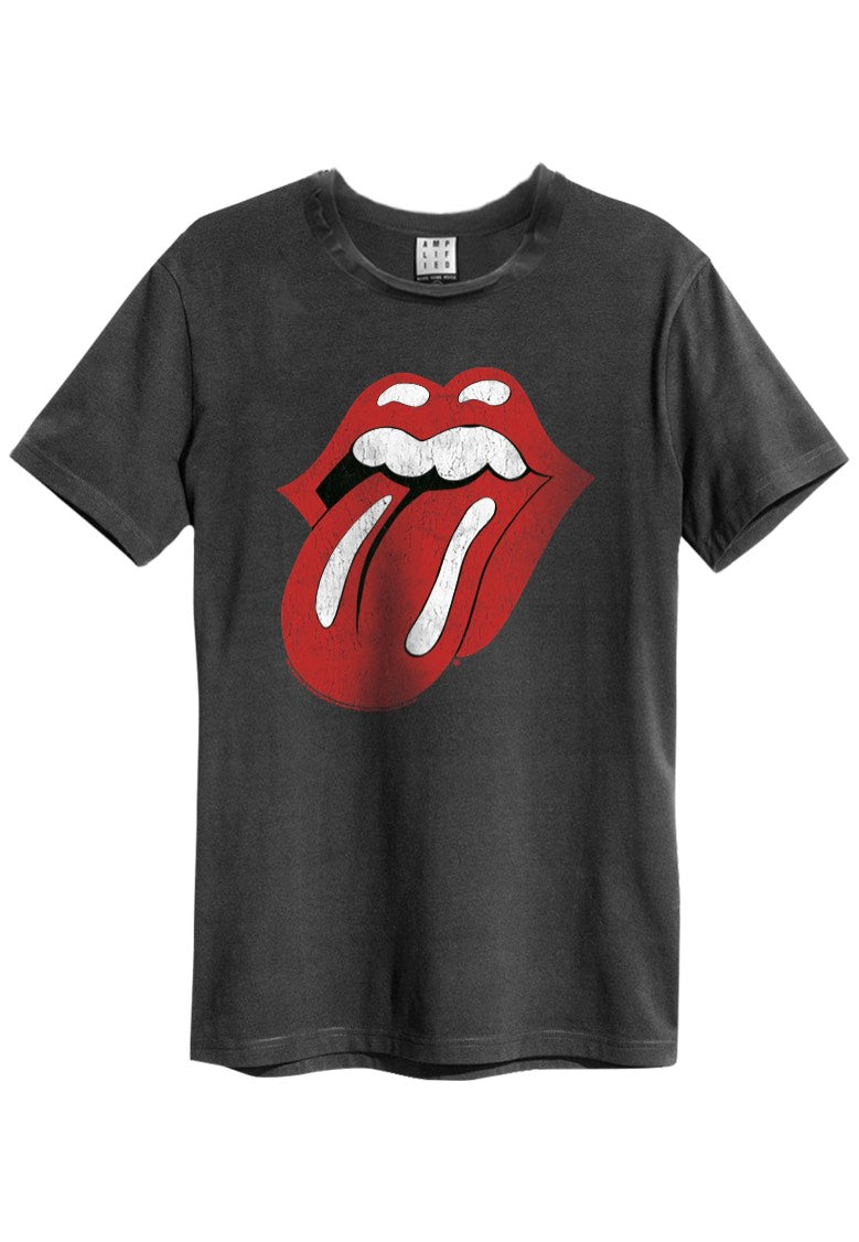 The Rolling Stones - Logo Charcoal - T-Shirt | Neutral-Image