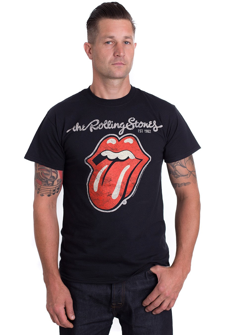 The Rolling Stones - Plastered Tongue - T-Shirt | Men-Image