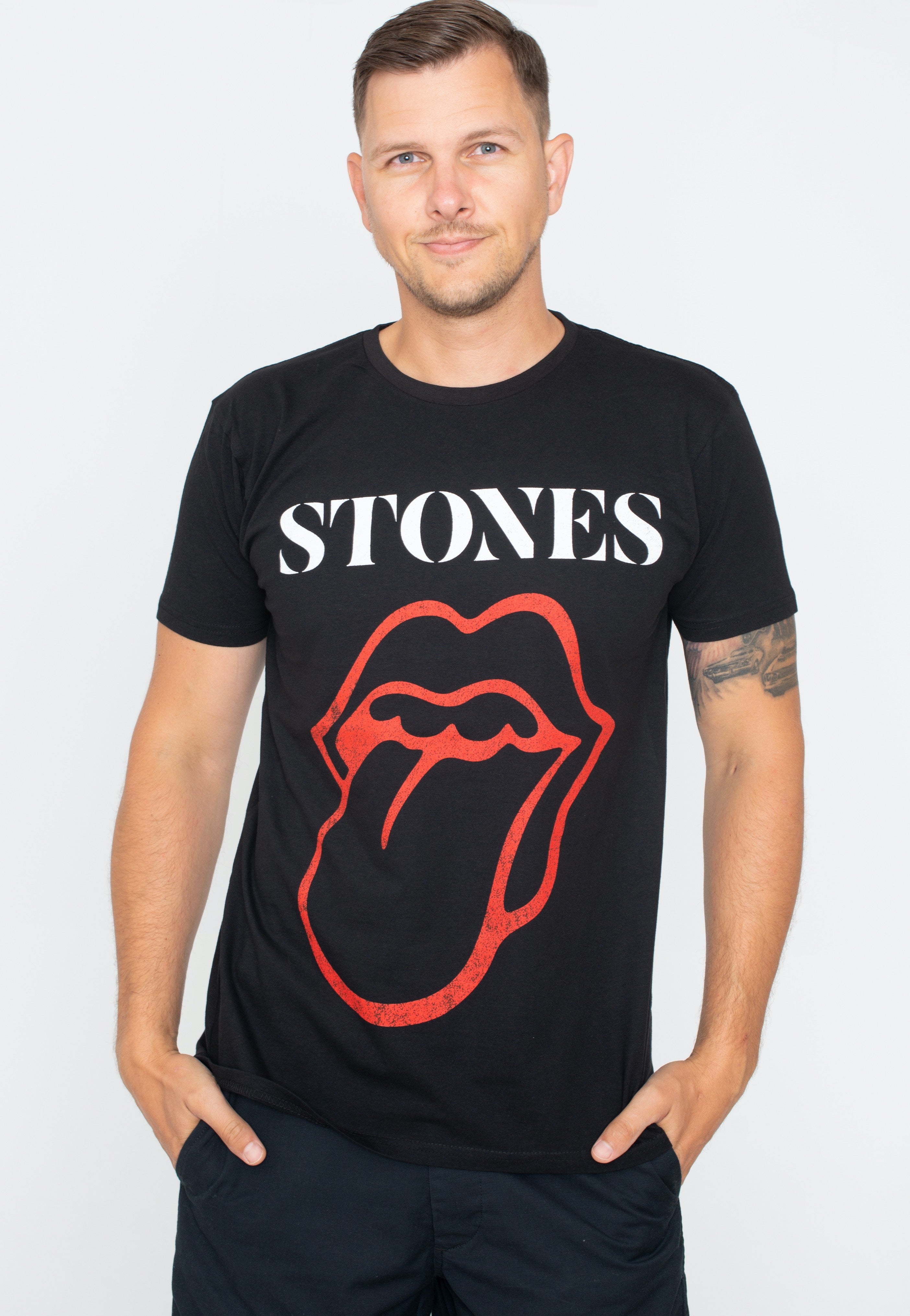The Rolling Stones - Sixty Classic Vintage Tongue - T-Shirt | Men-Image