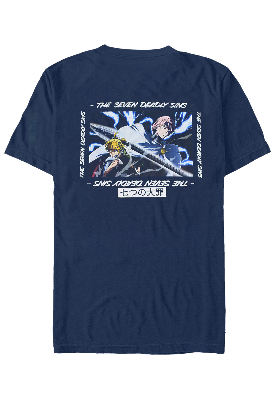 The Seven Deadly Sins - Meliodas and Gilthunder Blue - T-Shirt | Neutral-Image