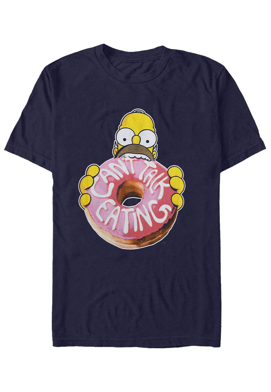 The Simpsons - Donut Navy - T-Shirt | Neutral-Image