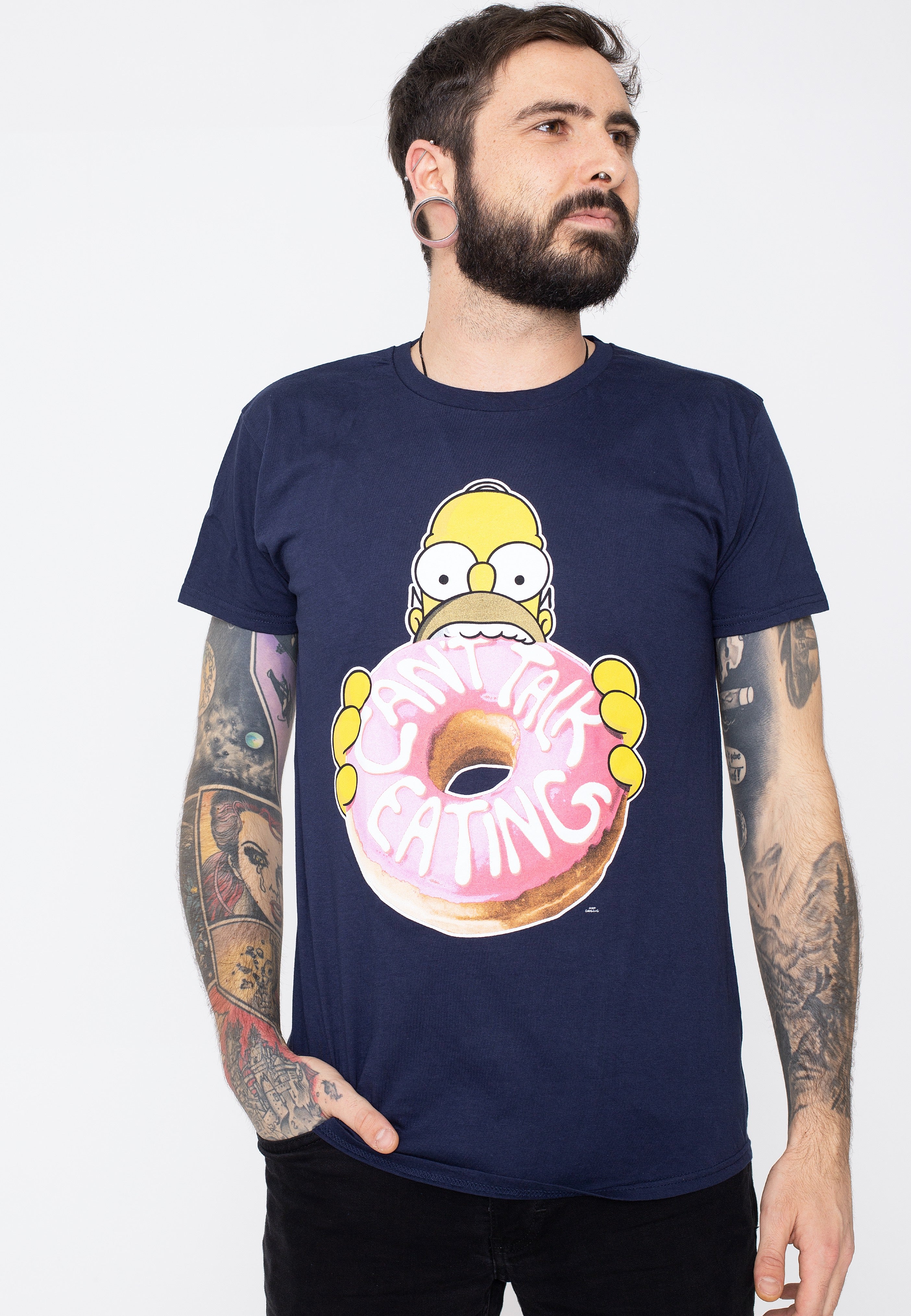 The Simpsons - Donut Navy - T-Shirt | Men-Image