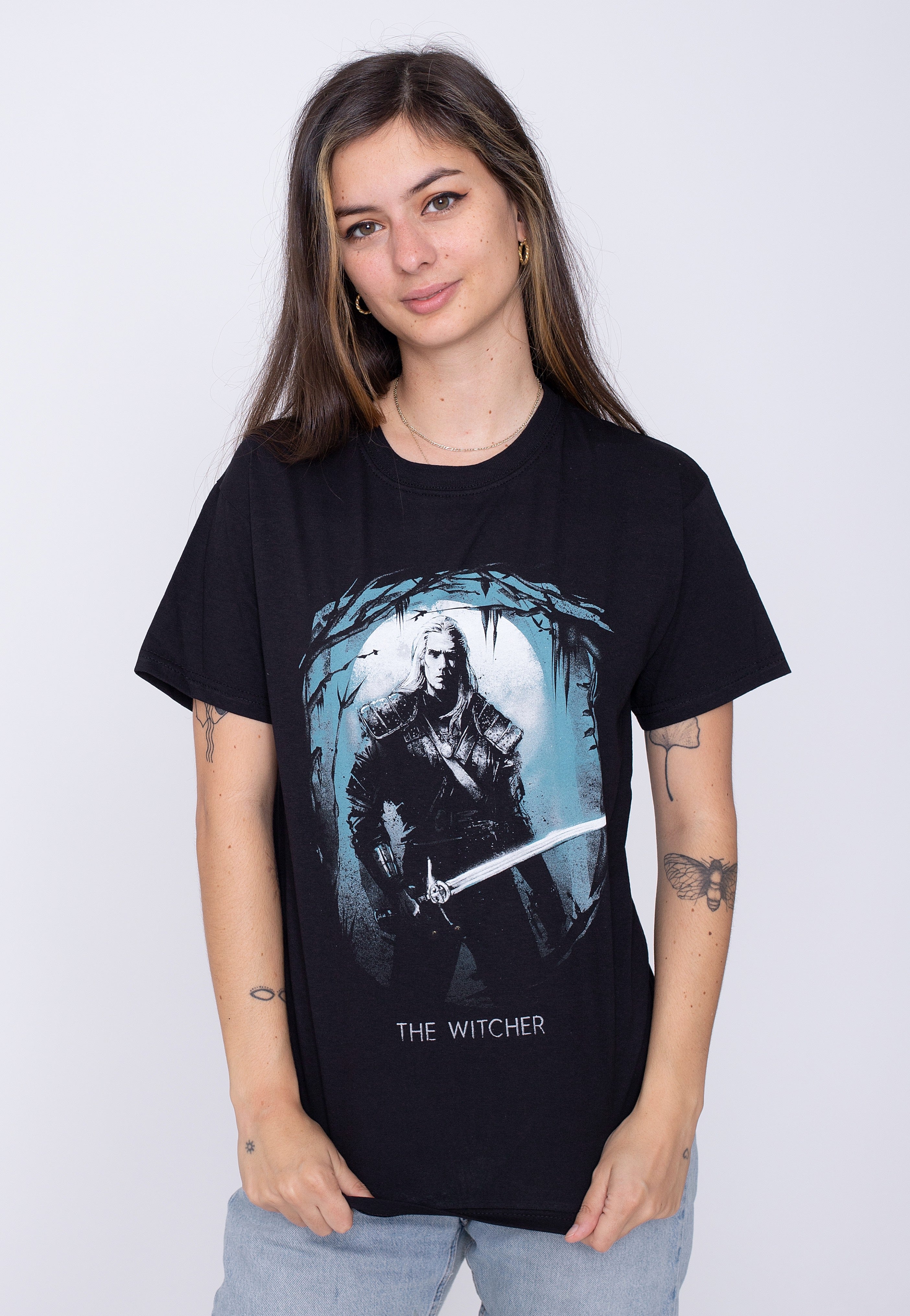 The Witcher - Silhouette Moon - T-Shirt | Women-Image