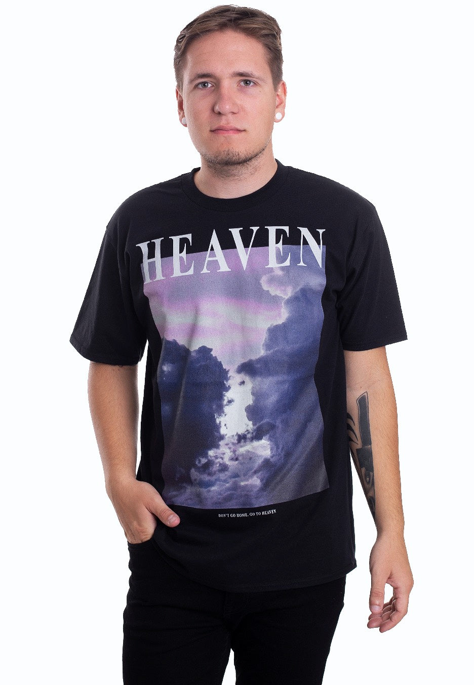 THFKDLF - Heaven Black - T-Shirt | Men-Image