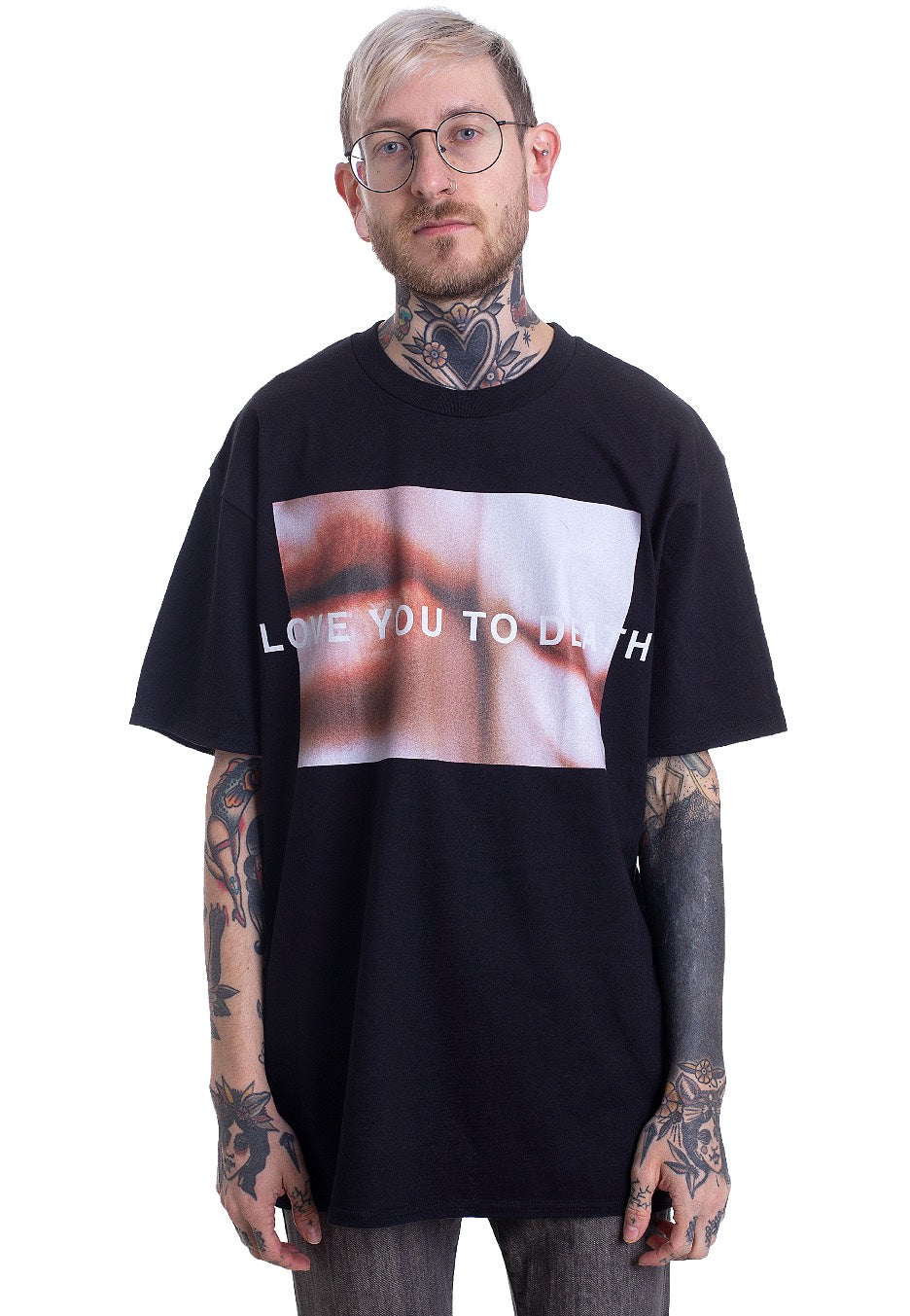 THFKDLF - Love U Black - T-Shirt | Men-Image