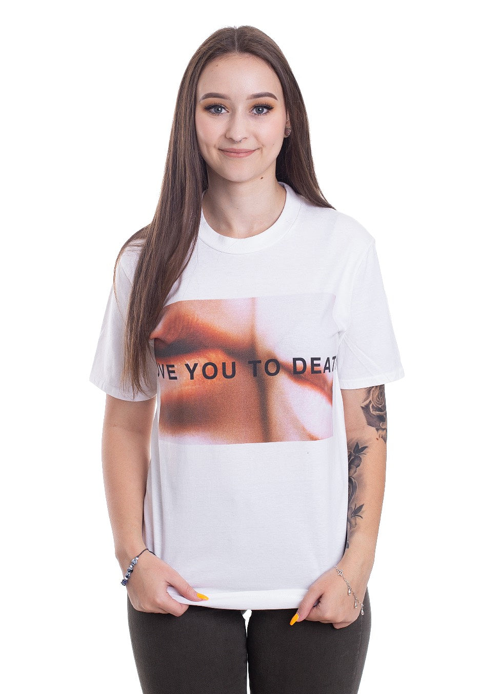 THFKDLF - Love U White - T-Shirt | Women-Image