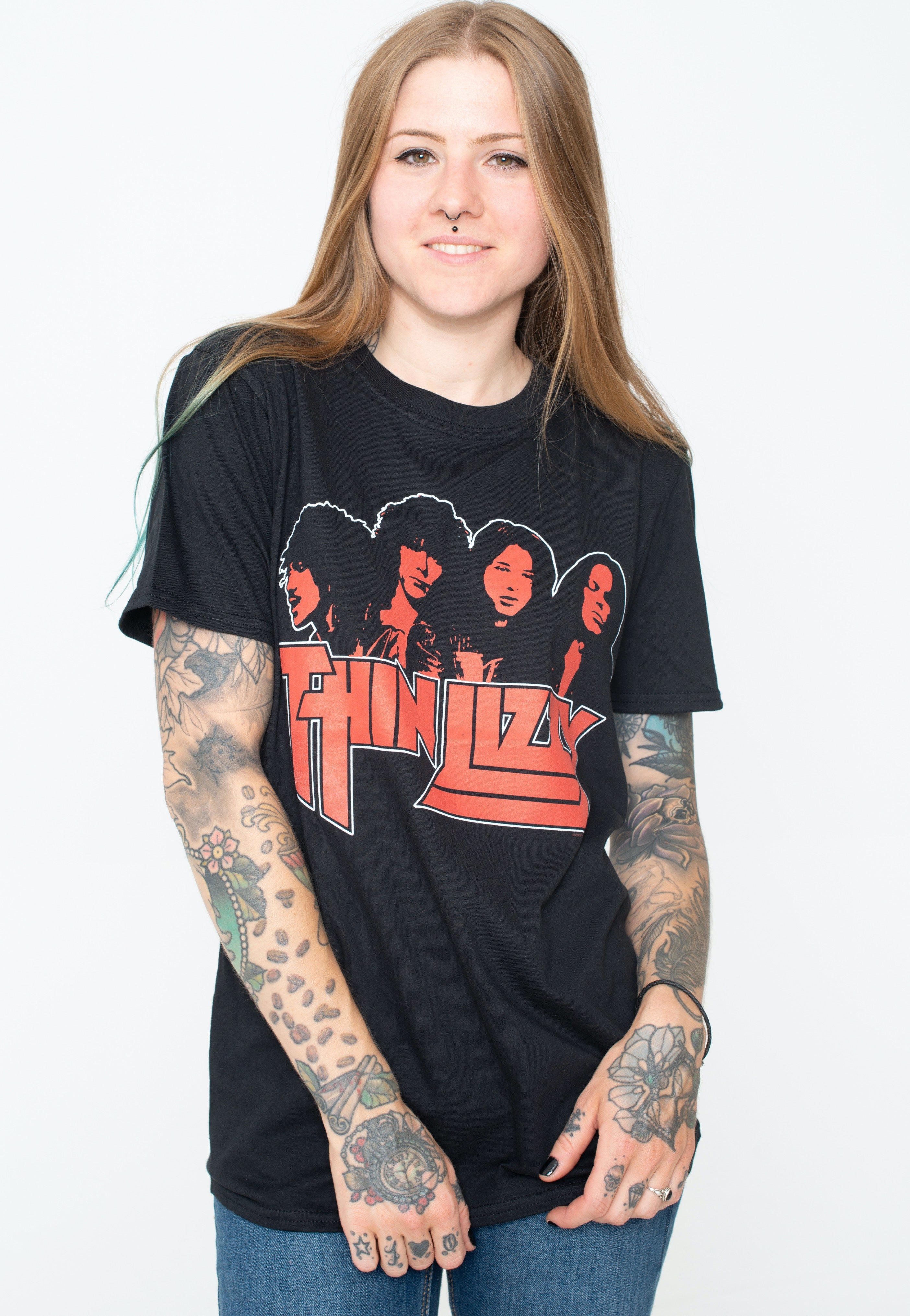 Thin Lizzy - Band Photo Logo - T-Shirt | Women-Image