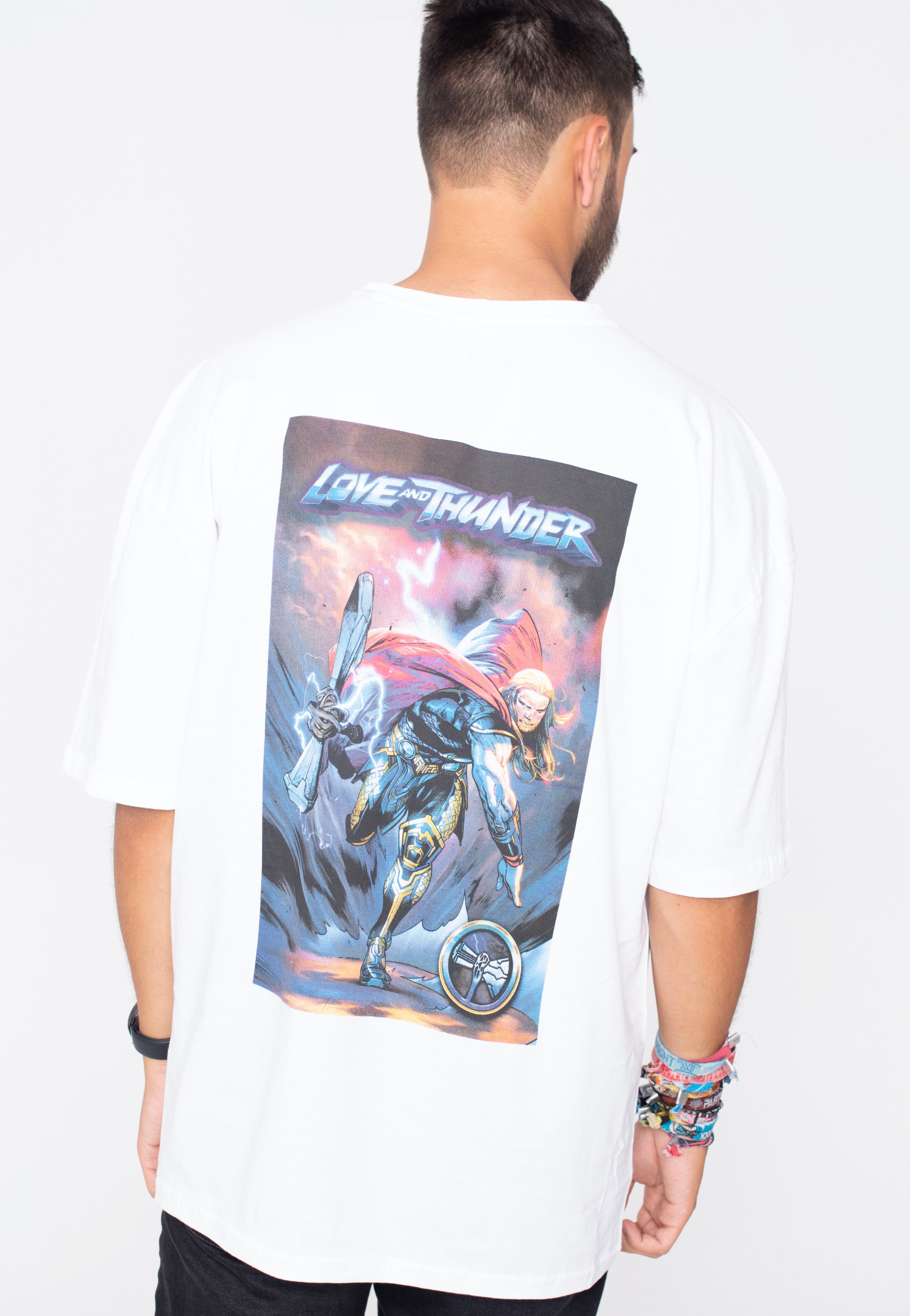 Thor - Love And Thunder: Comic Oversized White - T-Shirt | Men-Image