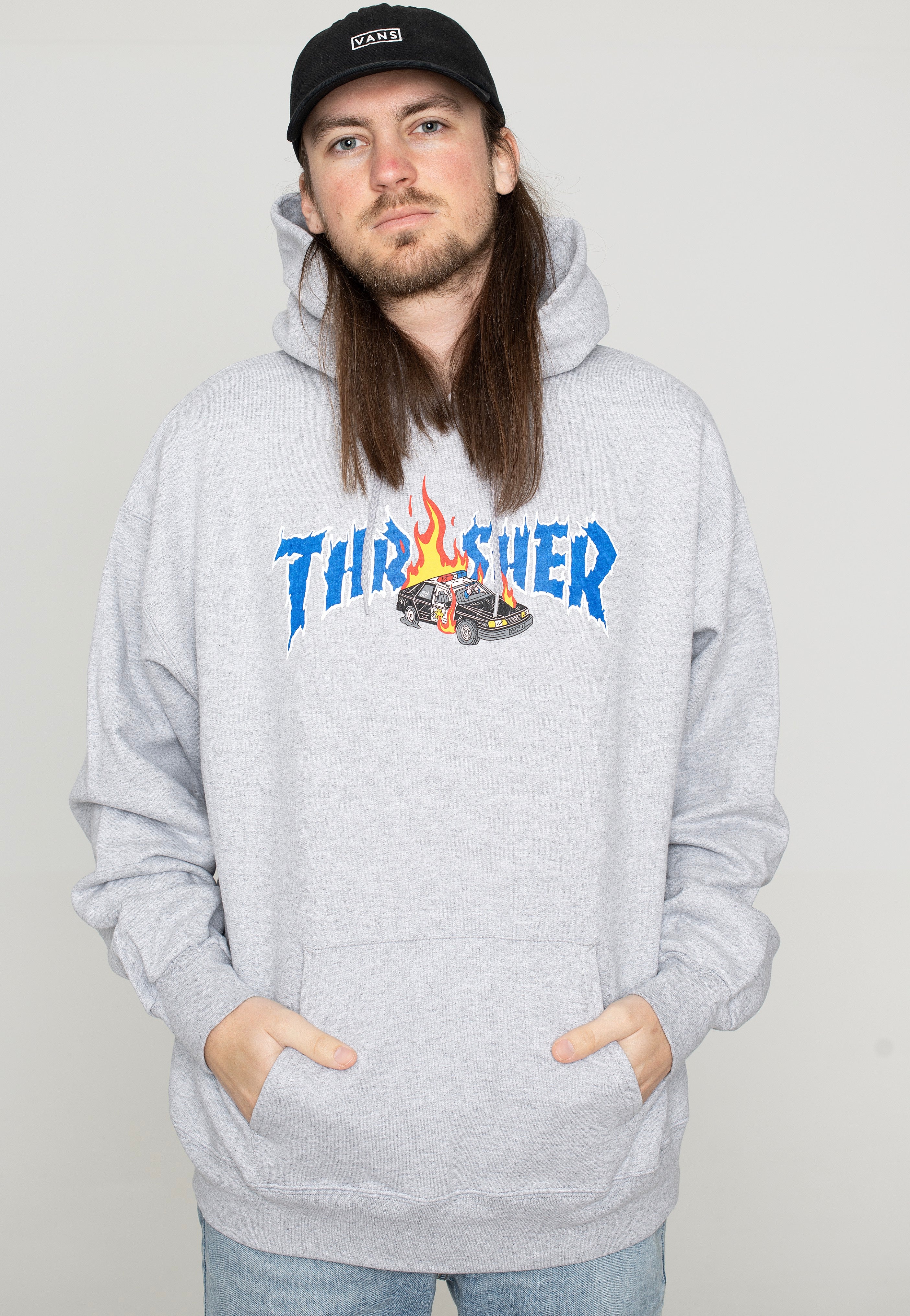 Thrasher - Cop Car Grey - Hoodie | Men-Image