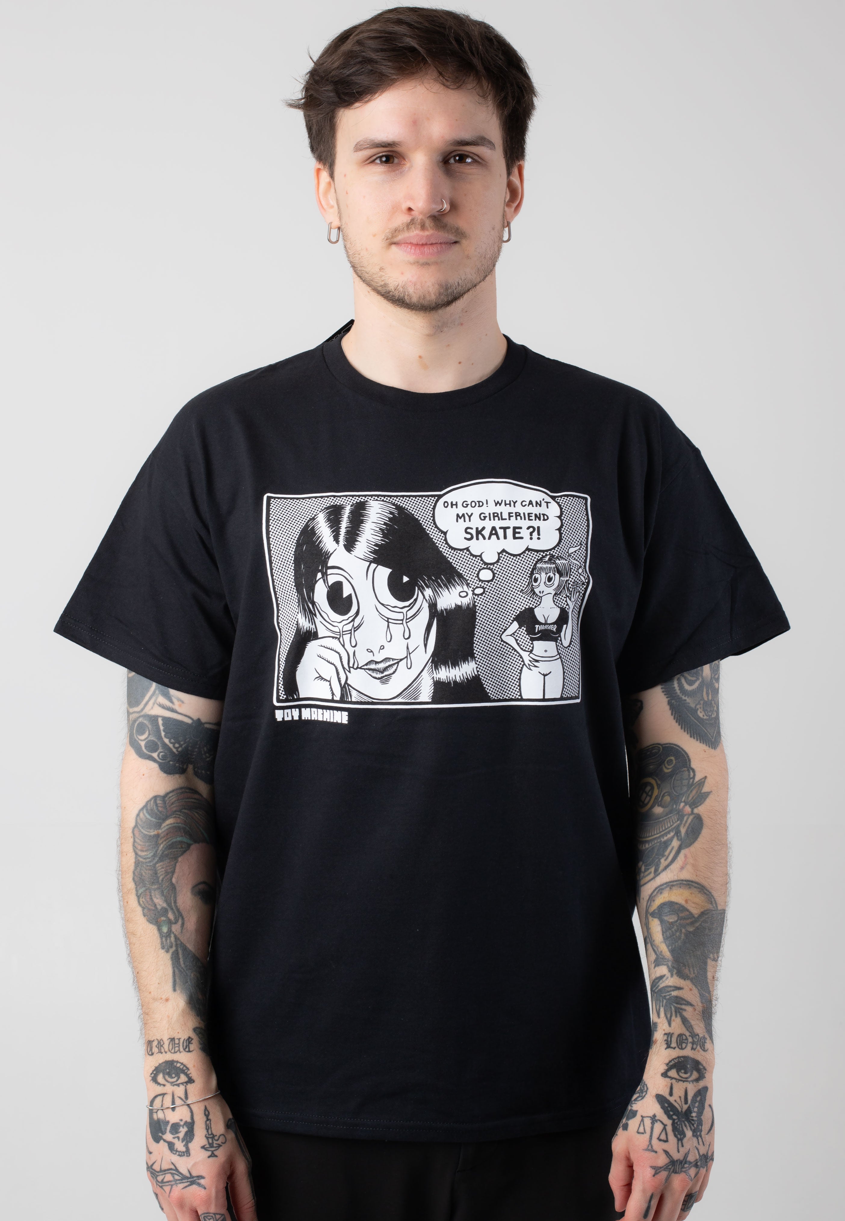 Thrasher x Toy Machine - Girlfriend Black - T-Shirt | Men-Image