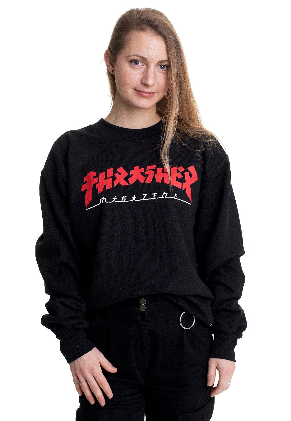 Thrasher - Godzilla Black - Sweater | Women-Image