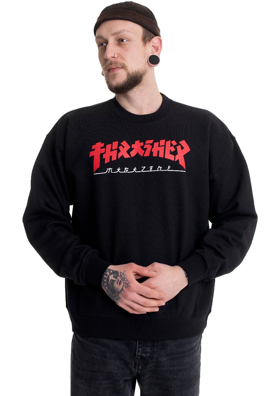 Thrasher - Godzilla Black - Sweater | Men-Image