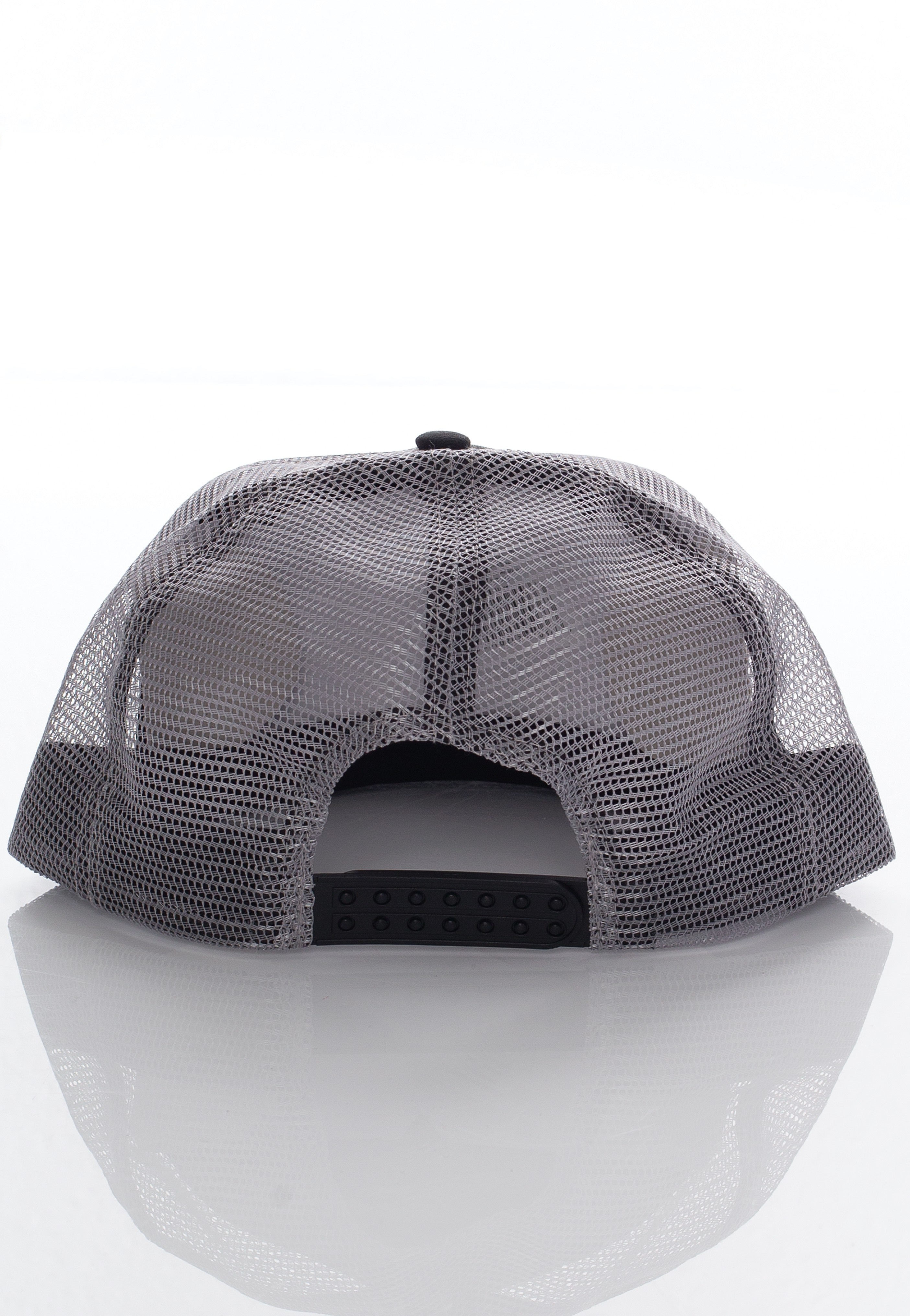 Thrasher - Logo Embroidedred Mesh Black/Grey - Cap | Neutral-Image