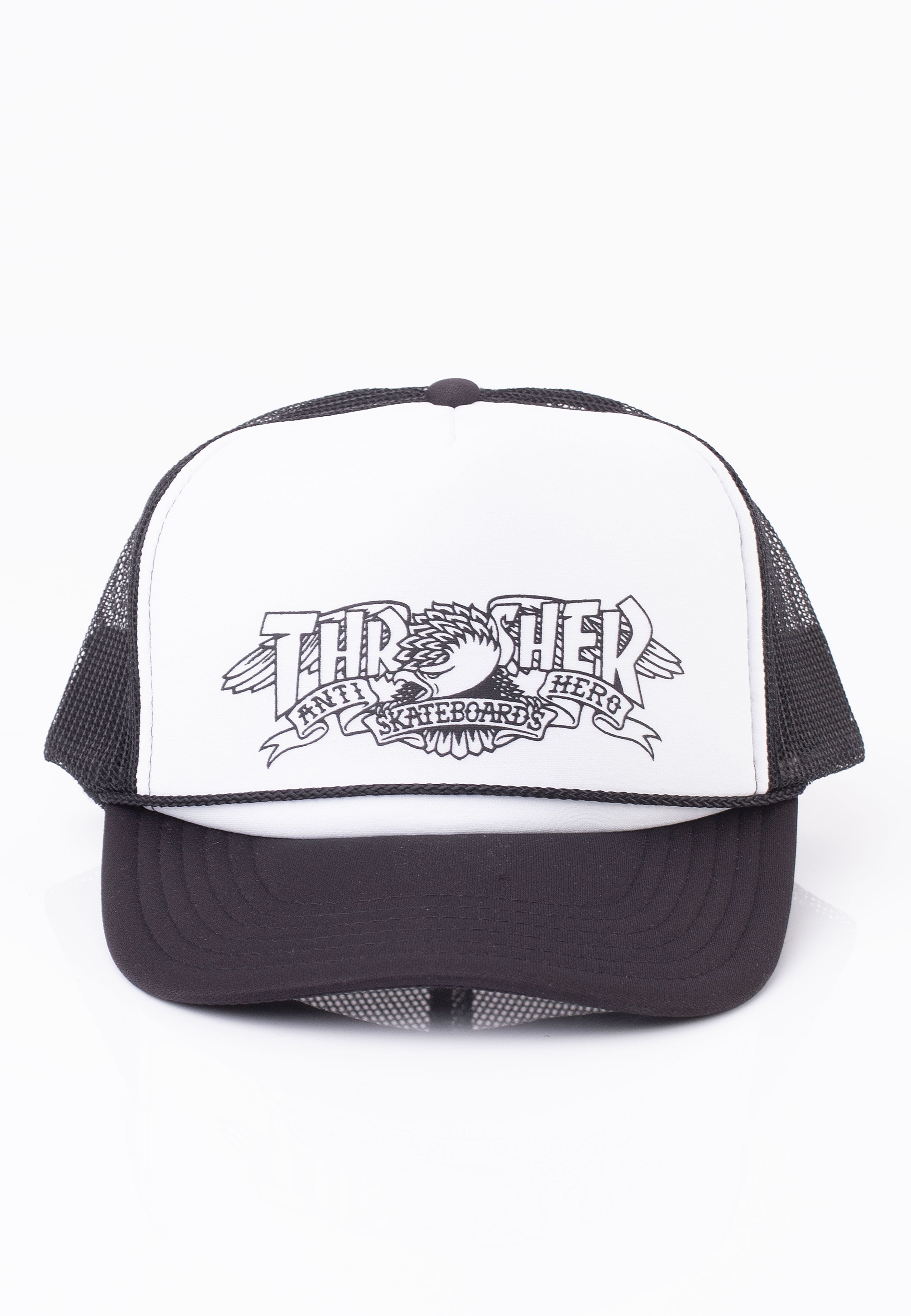 Thrasher x Antihero - Mag Banner White Black - Cap | Neutral-Image