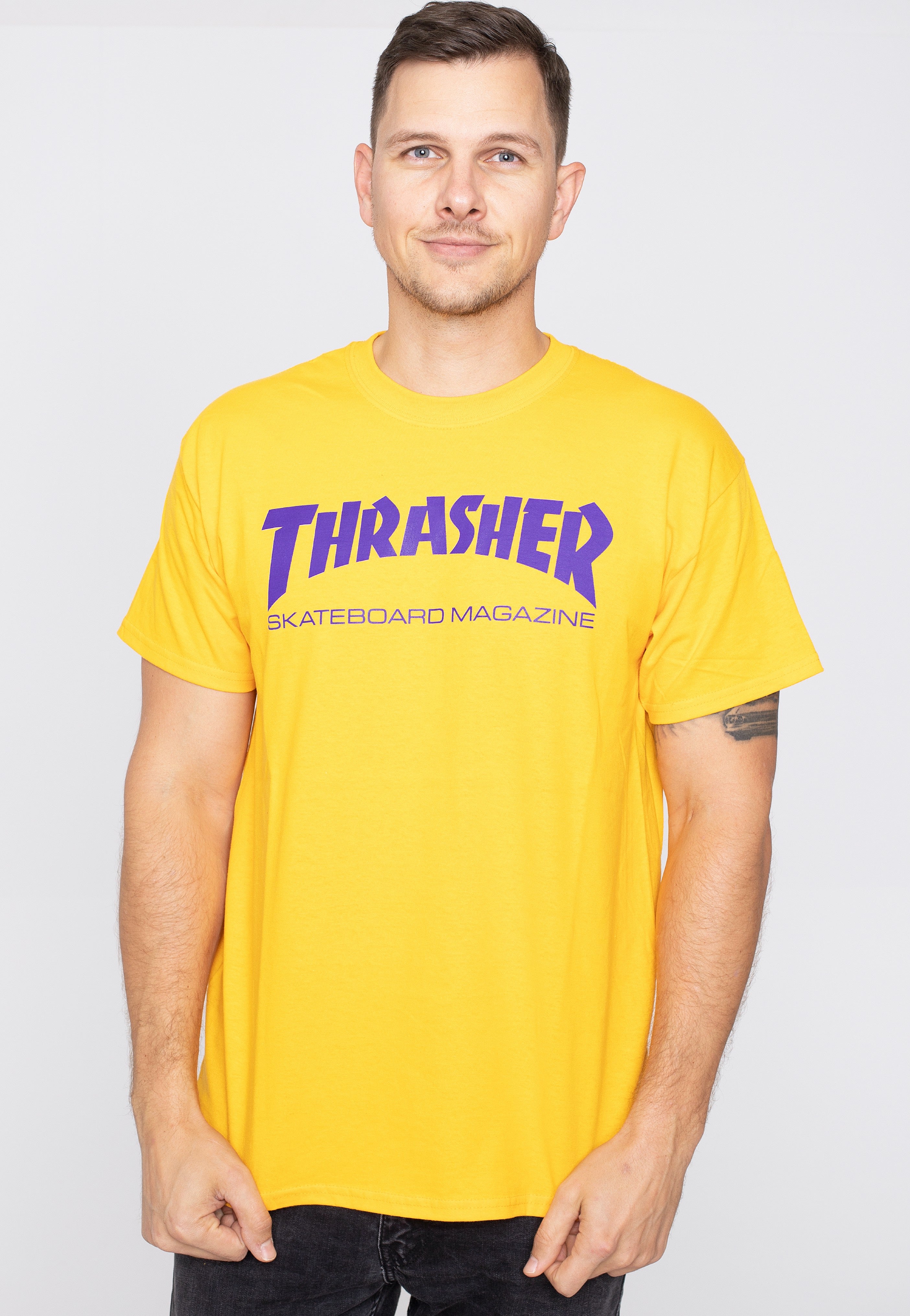 Thrasher - Skate Mag Gold/Purple - T-Shirt | Men-Image