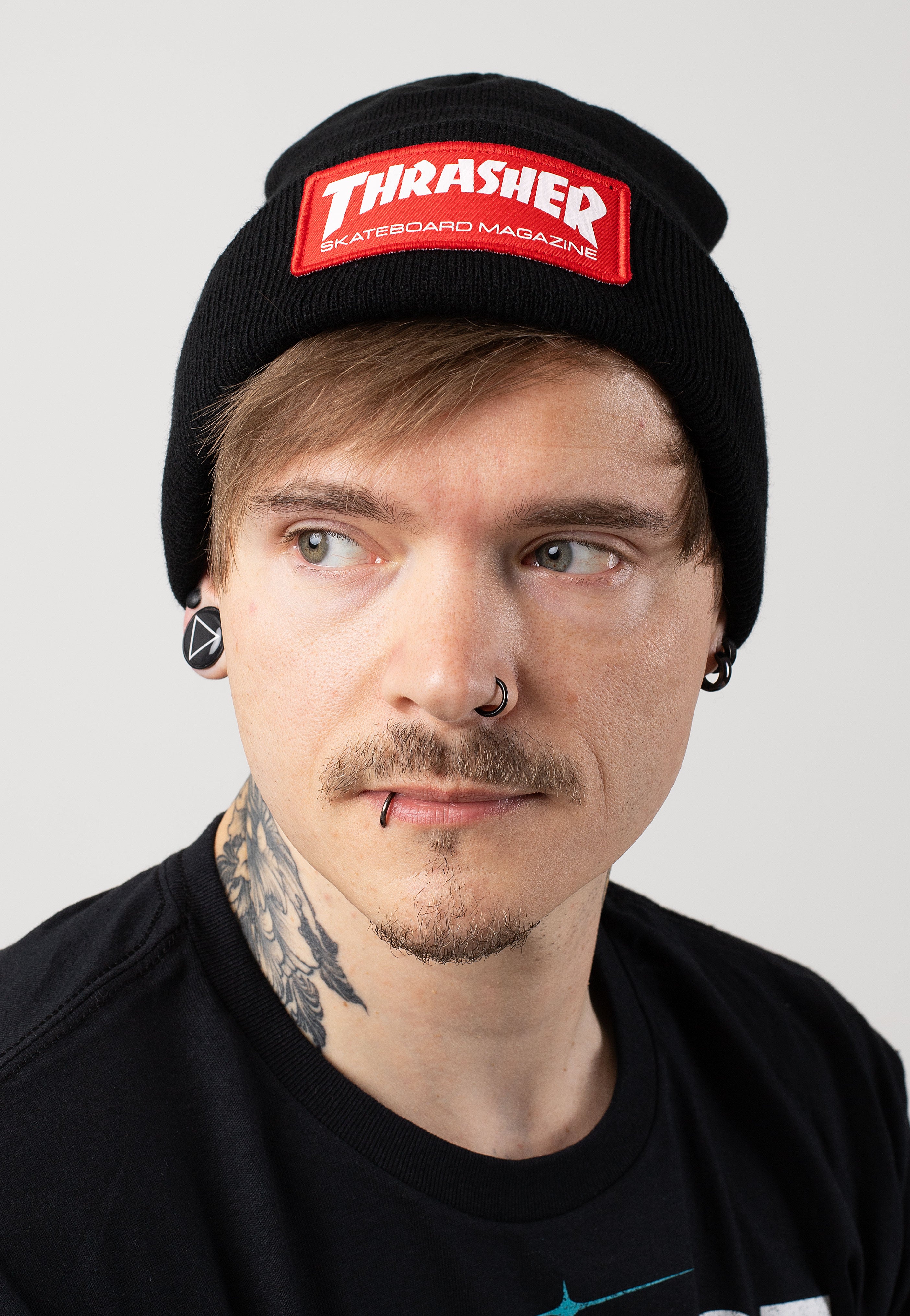 Thrasher - Skate Mag Patch Black - Beanie | Neutral-Image