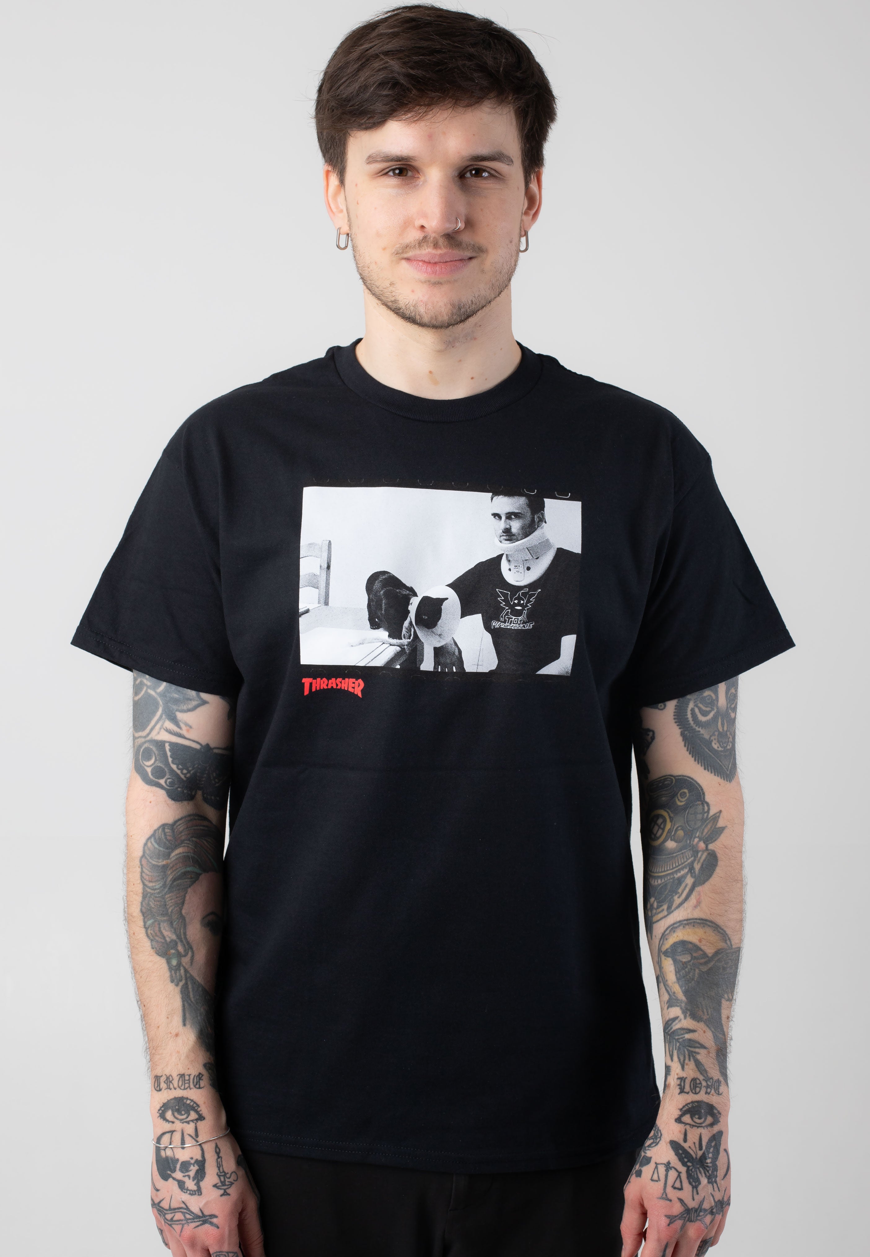 Thrasher x Toy Machine - Templeton Black - T-Shirt | Men-Image