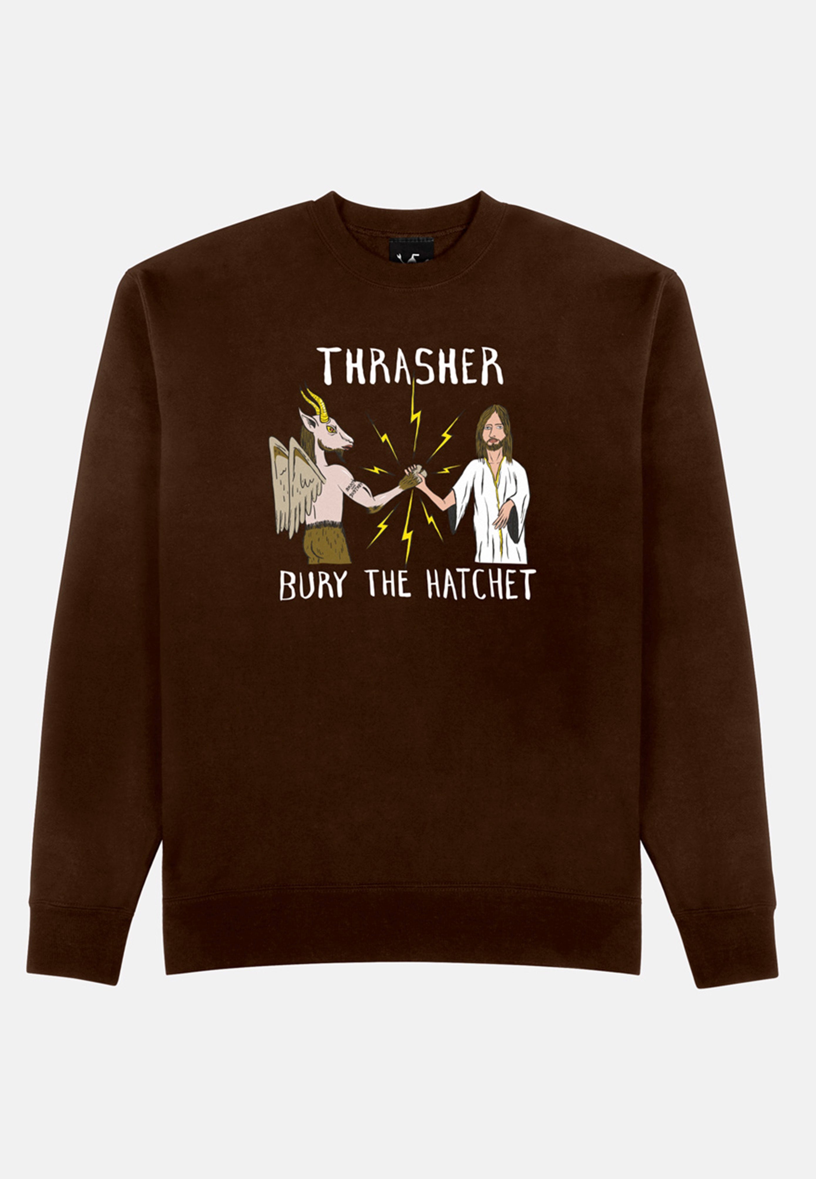 Thrasher x Toy Machine - B.T.H. Dark Chocolate - Sweater | Men-Image