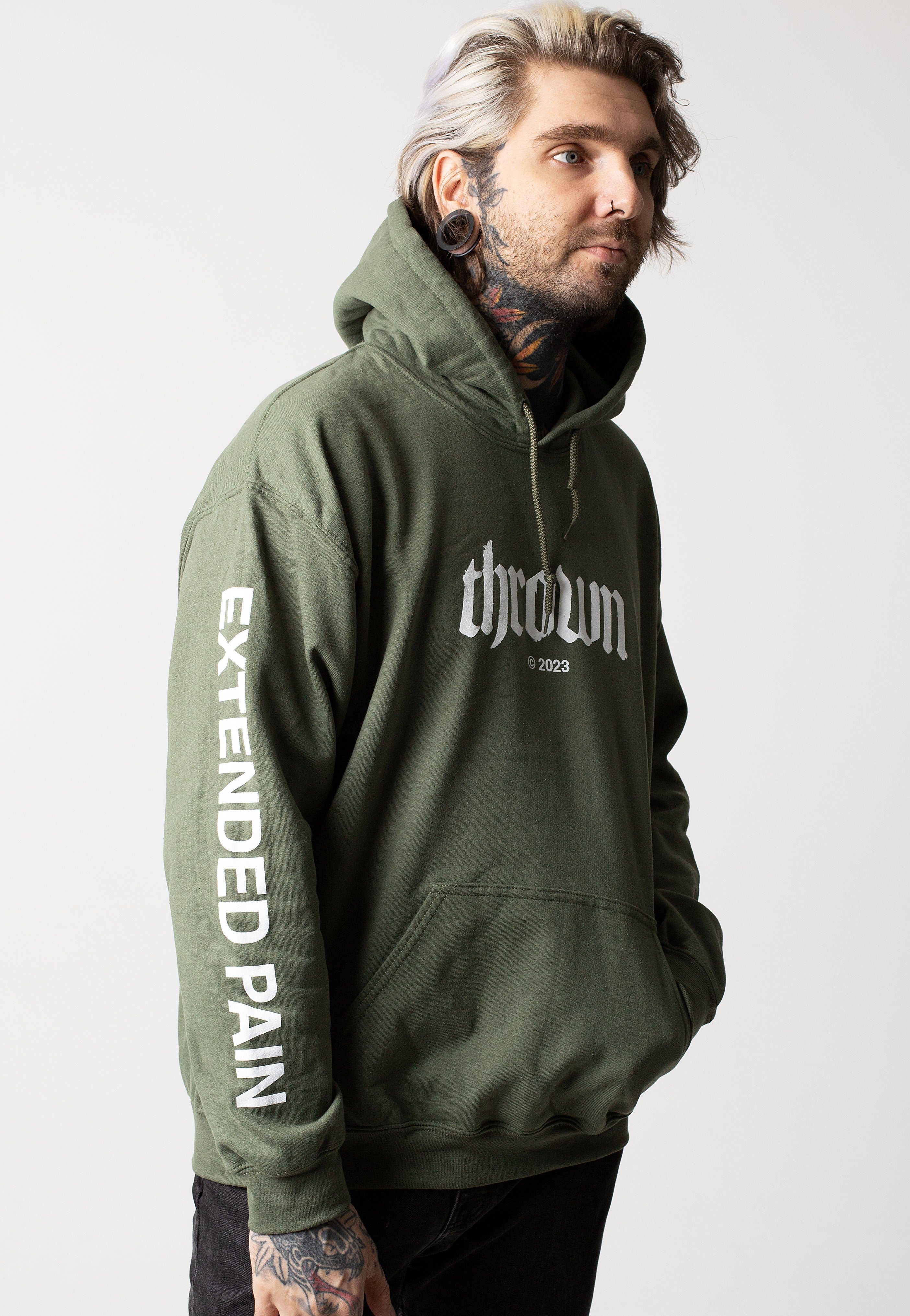 Thrown - Logo C 2023 Military Green - Hoodie | Men-Image