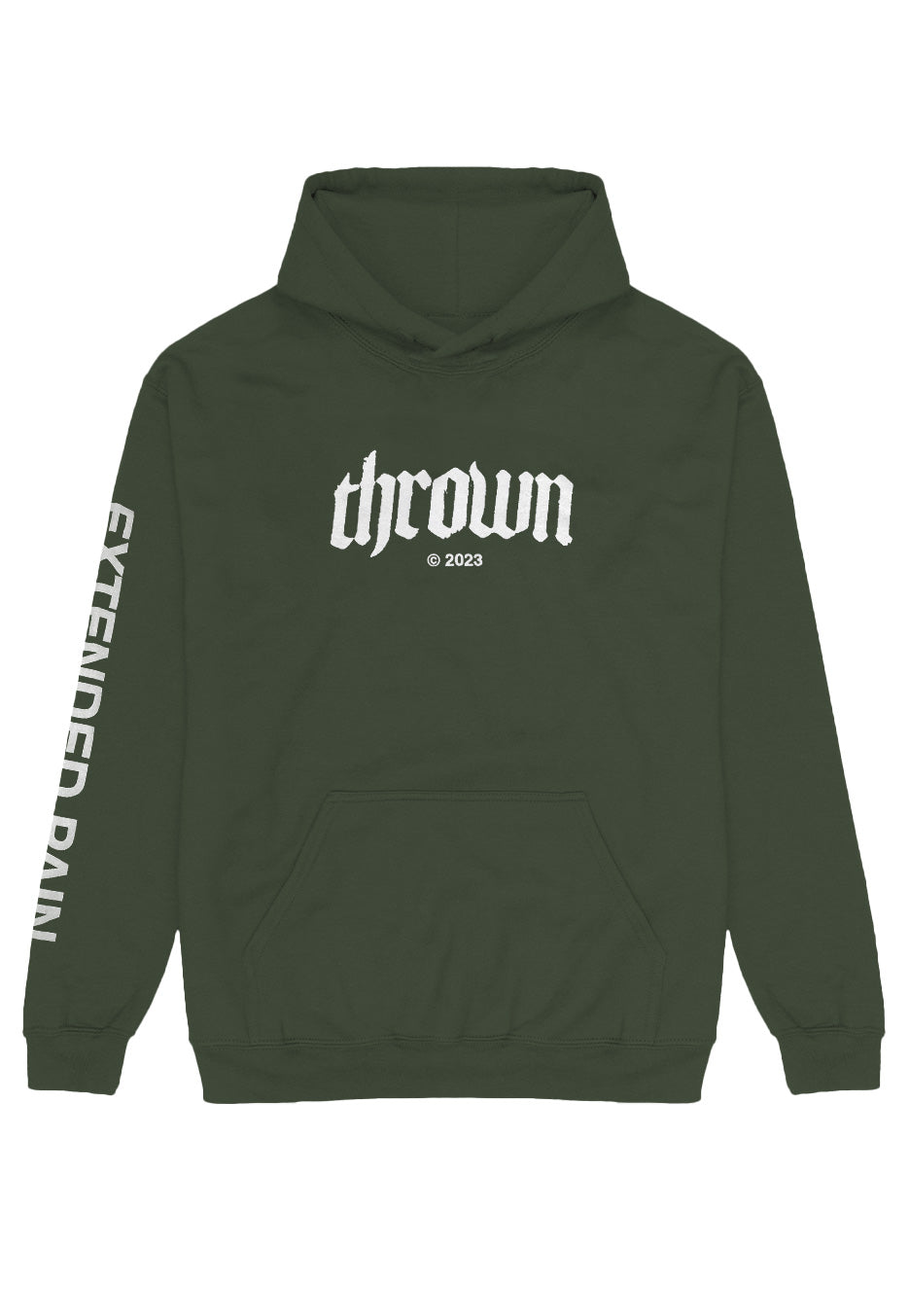 Thrown - Logo C 2023 Military Green - Hoodie | Neutral-Image