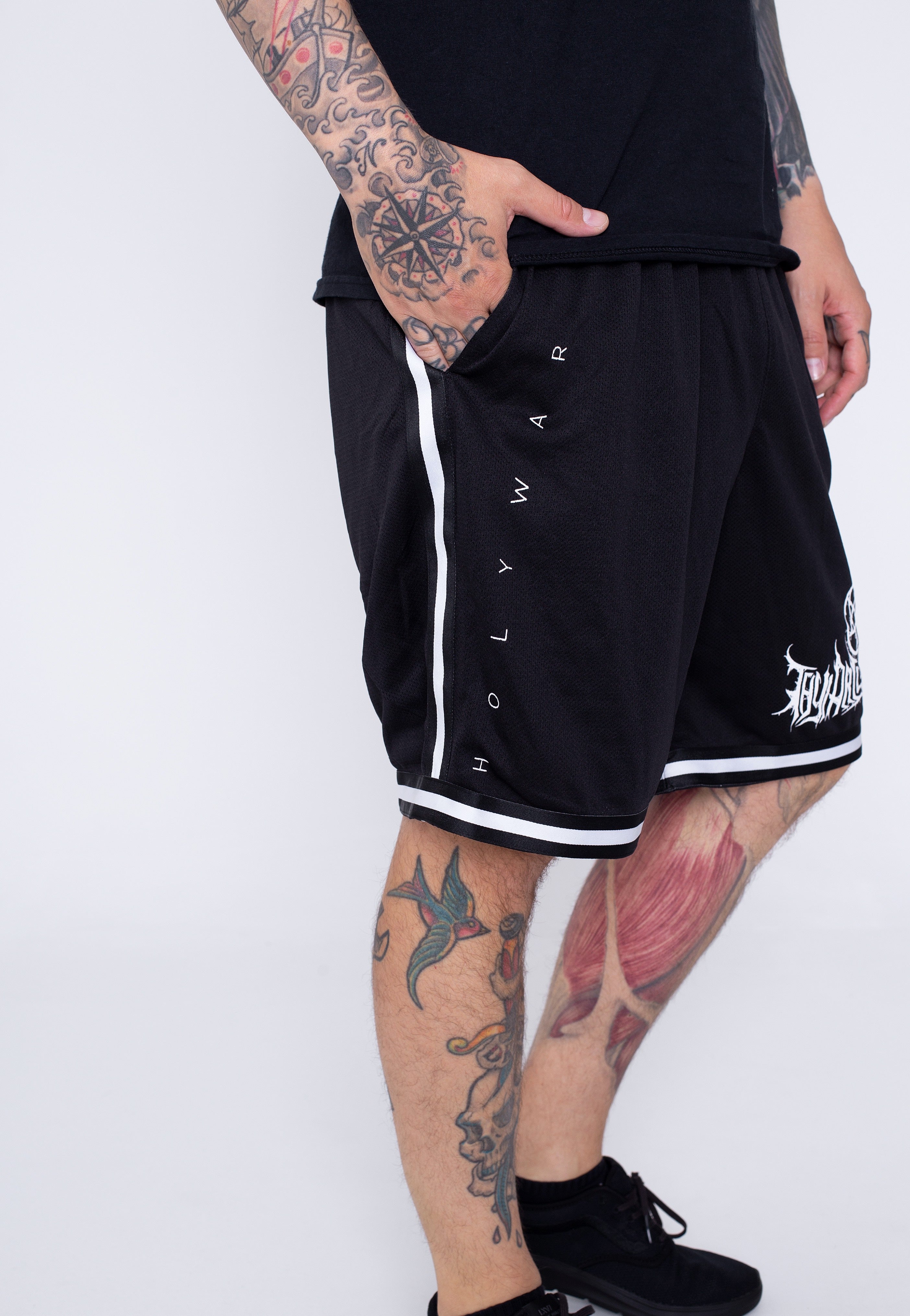 Thy Art Is Murder - Holy War Striped - Shorts | Men-Image