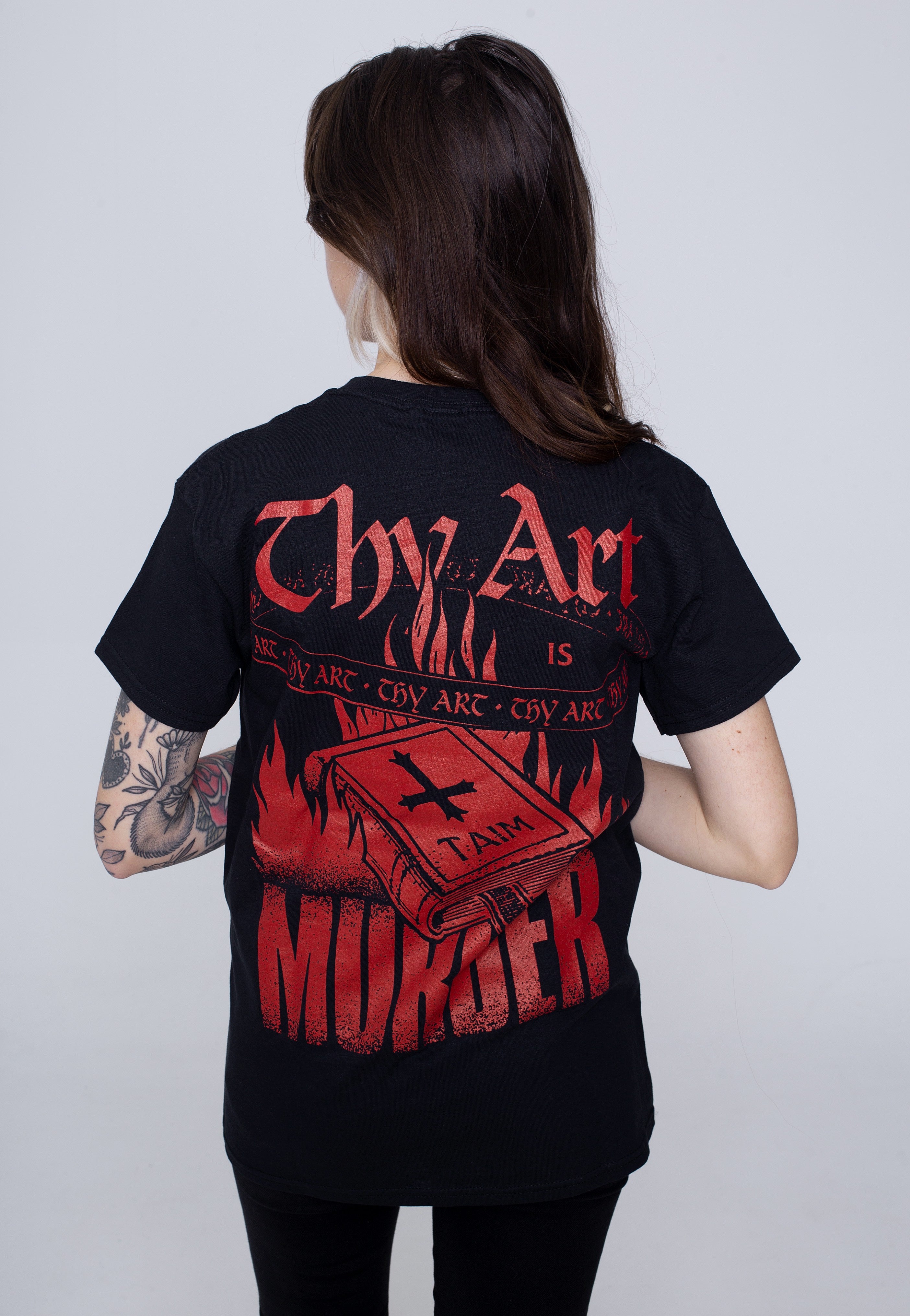 Thy Art Is Murder - Burning Bible - T-Shirt | Women-Image