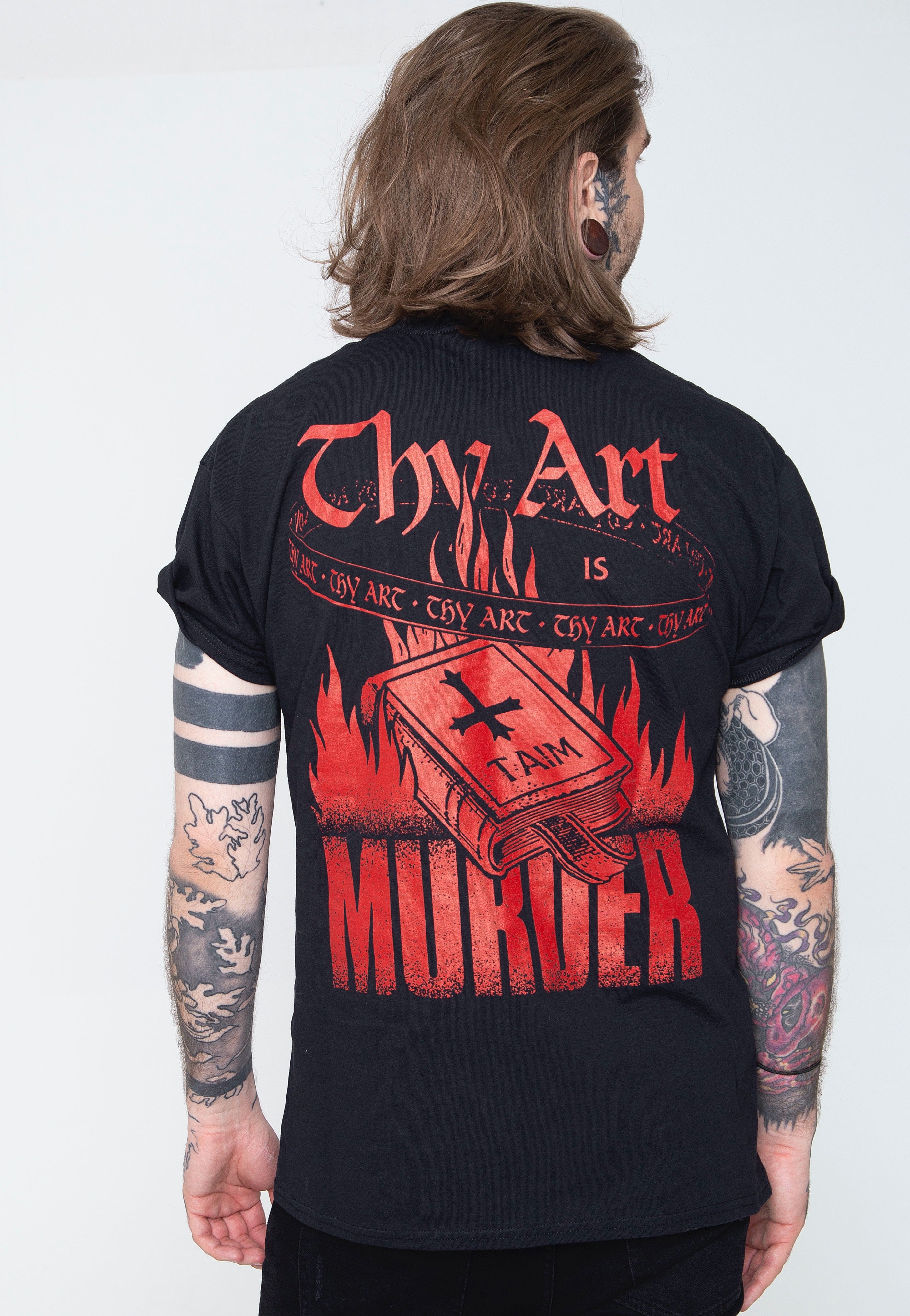 Thy Art Is Murder - Burning Bible - T-Shirt | Men-Image