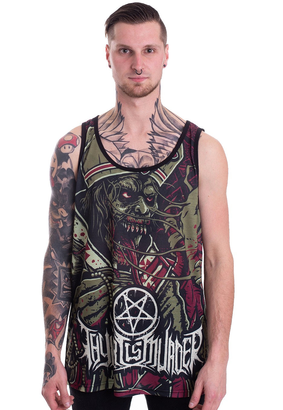 Thy Art Is Murder - Evil Pope Allover - Tank | Men-Image