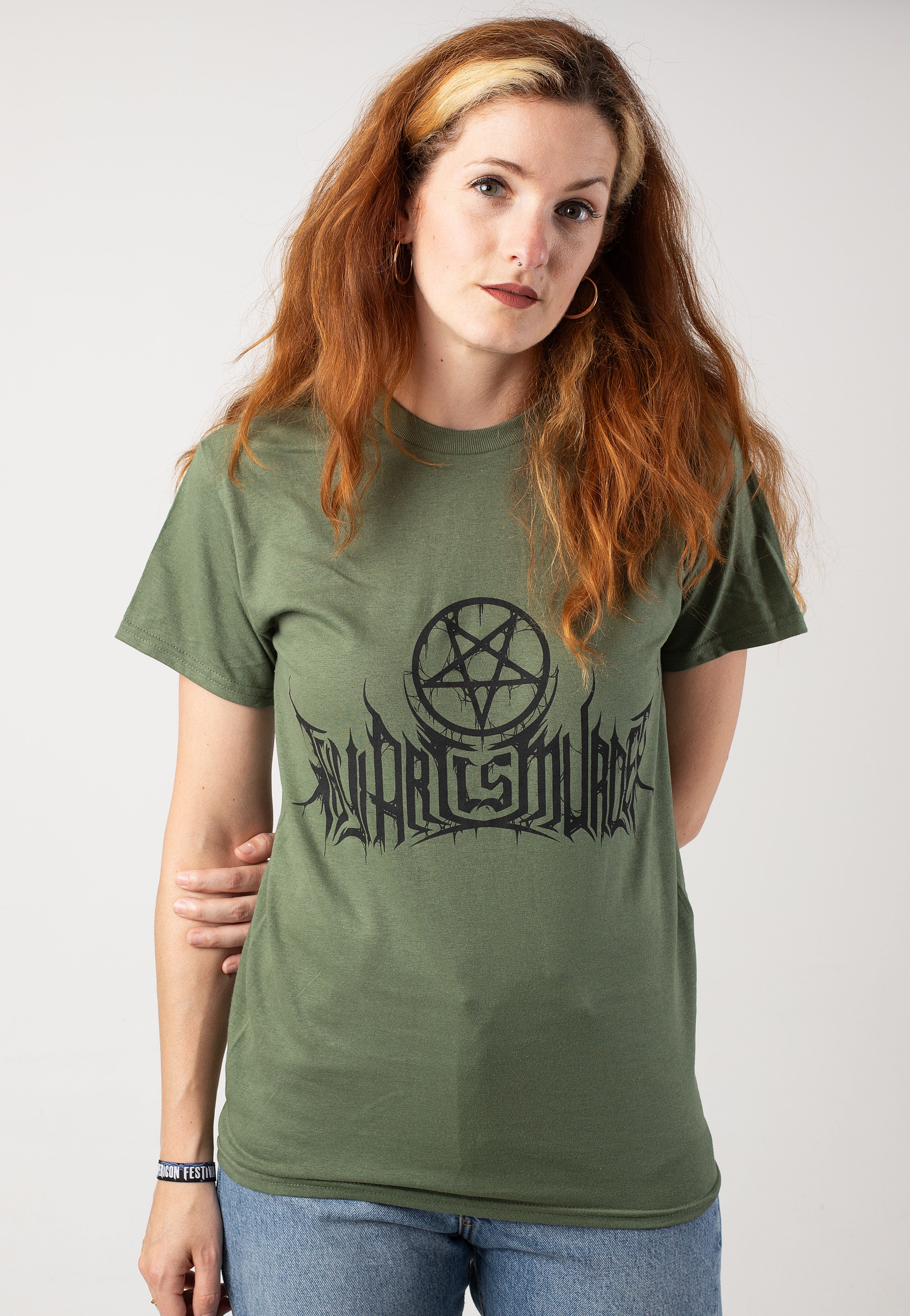 Thy Art Is Murder - Logo Military Green - T-Shirt | Women-Image