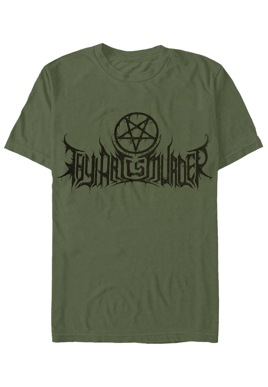 Thy Art Is Murder - Logo Military Green - T-Shirt | Neutral-Image