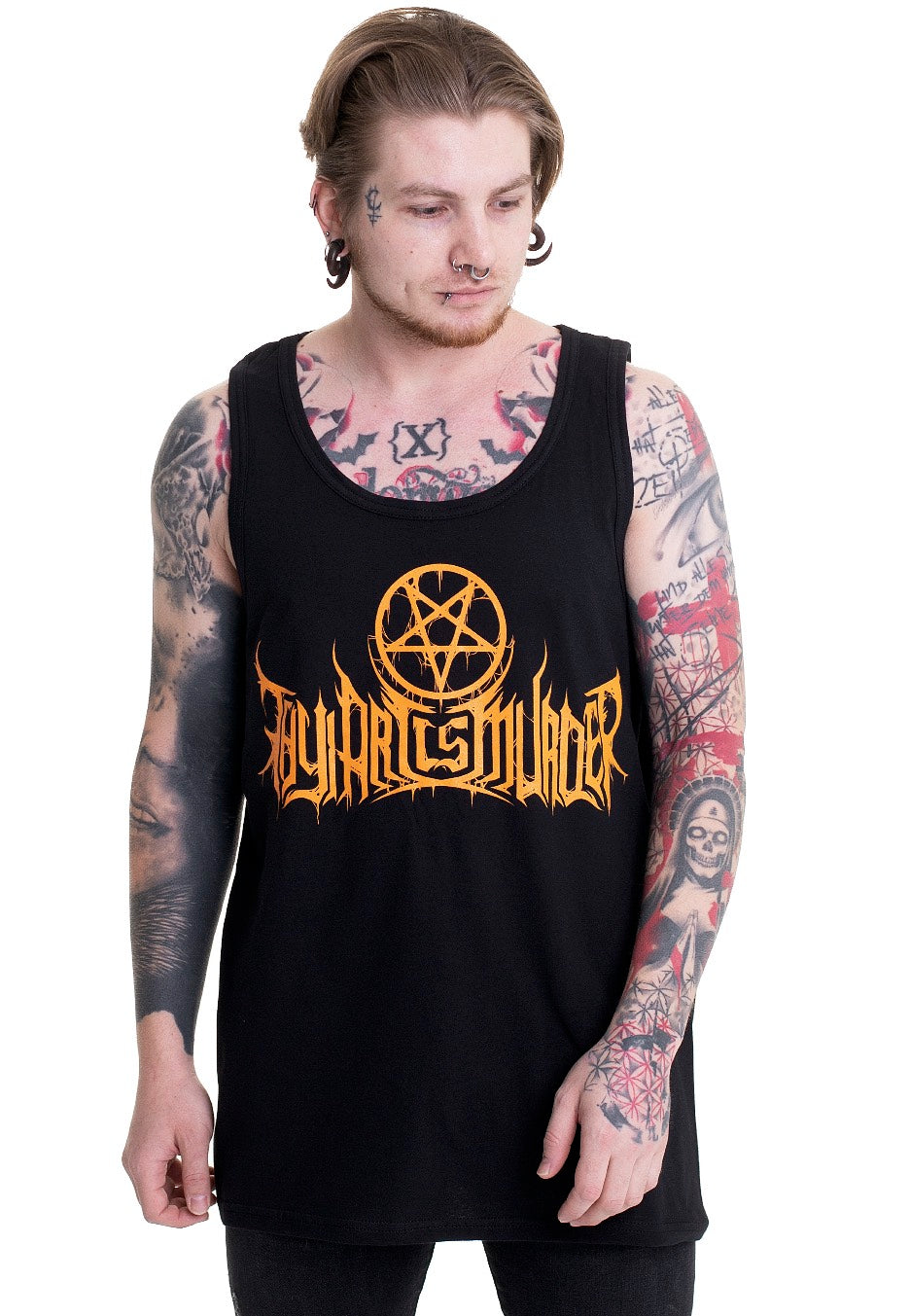 Thy Art Is Murder - Orange Strain Logo - Tank | Men-Image