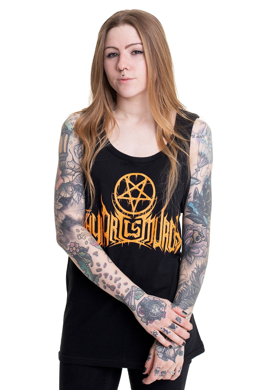 Thy Art Is Murder - Orange Strain Logo - Tank | Women-Image