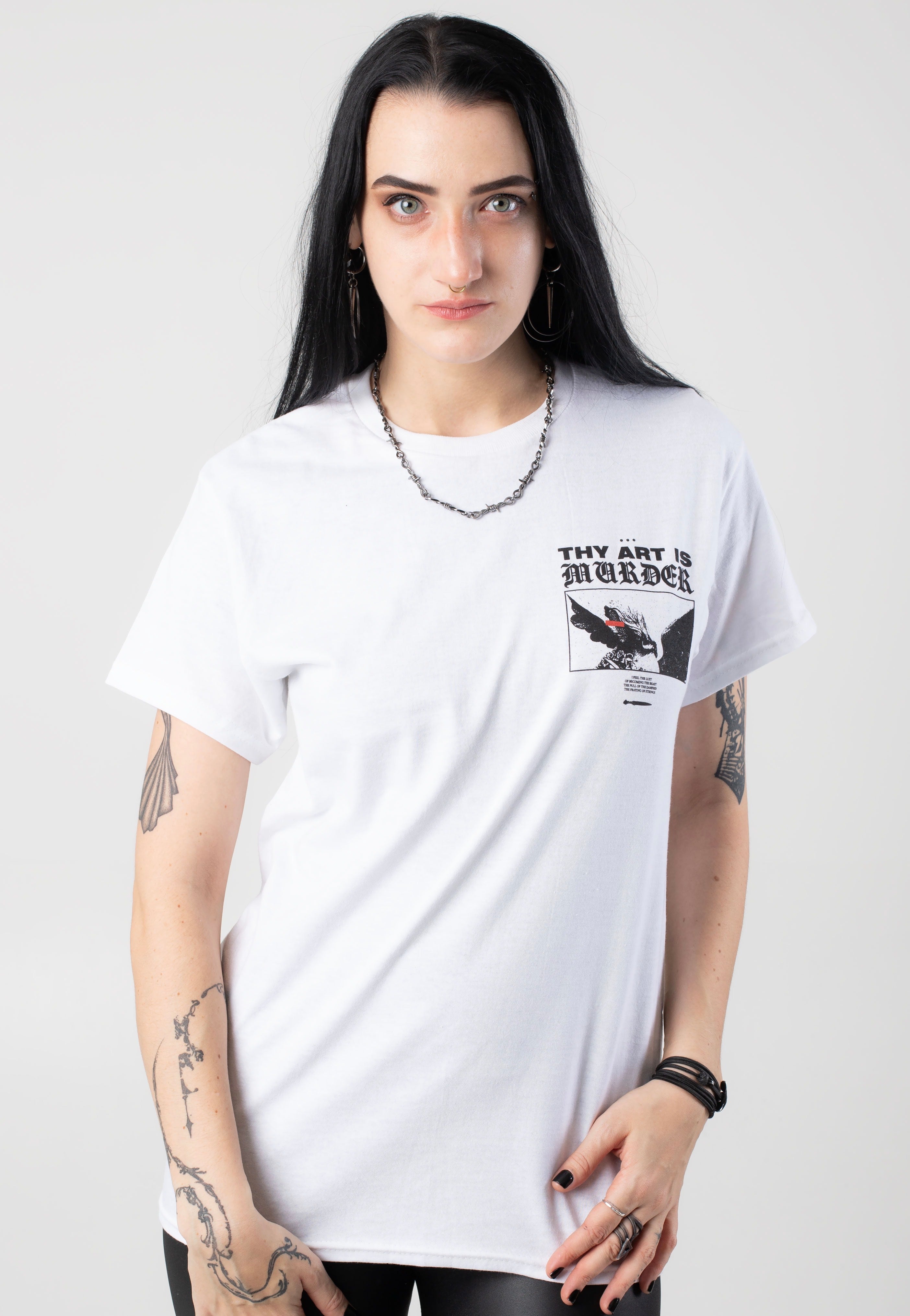 Thy Art Is Murder - Prisoner Of Earth White - T-Shirt | Women-Image