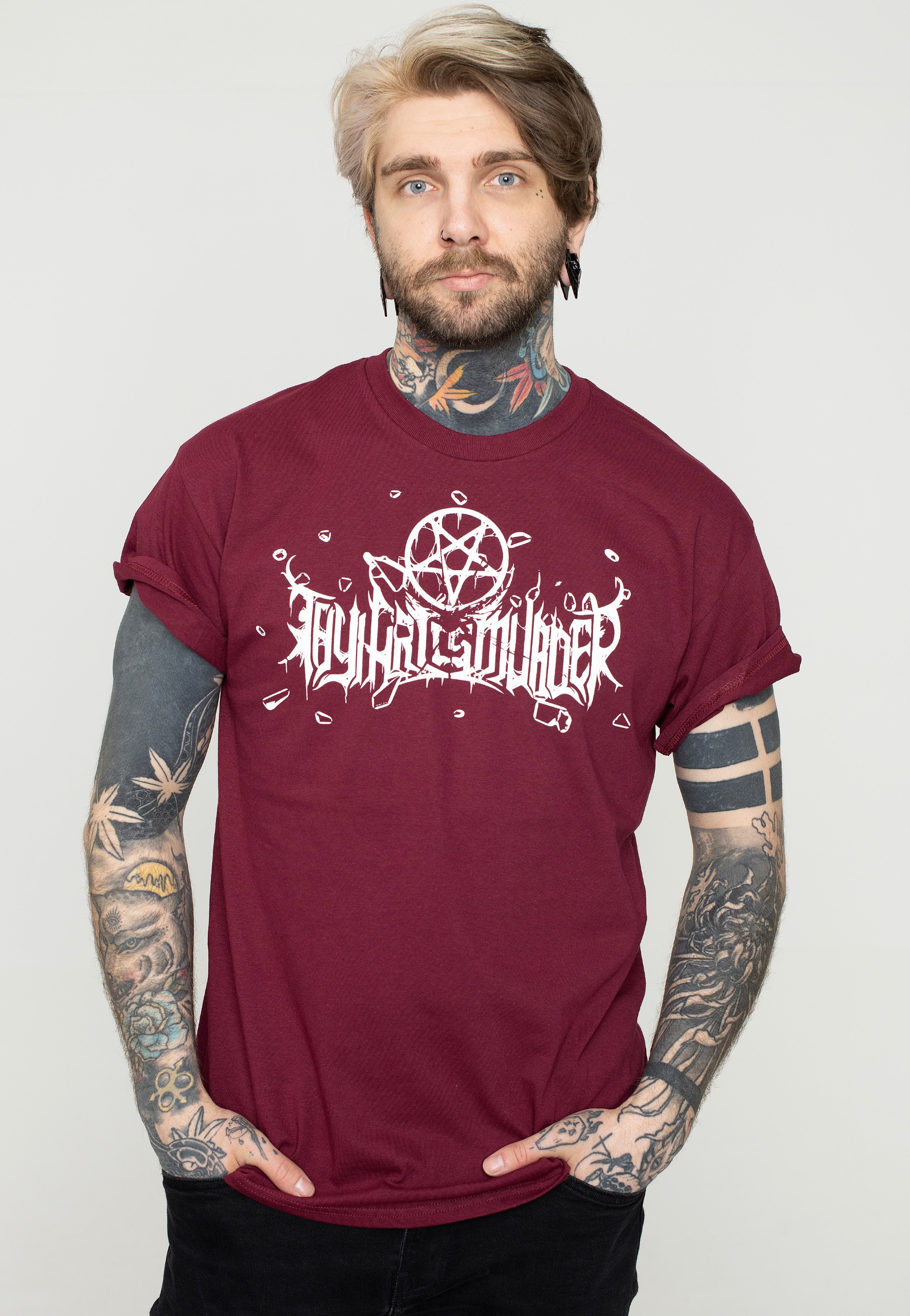 Thy Art Is Murder - Pure Burgundy - T-Shirt | Men-Image